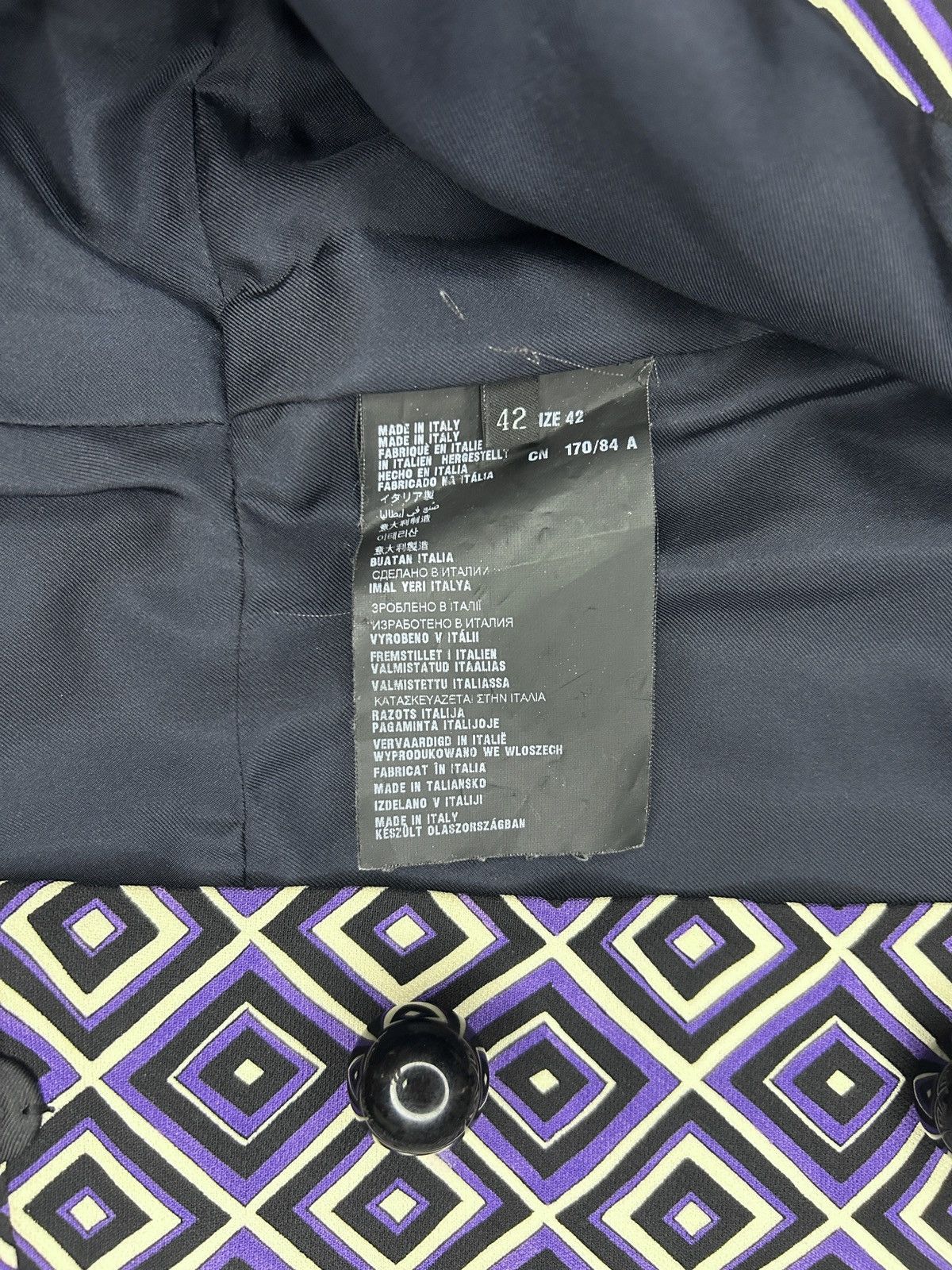 Prada F/W 12 Geometric Jacket Size M / US 6-8 / IT 42-44 - 13 Thumbnail