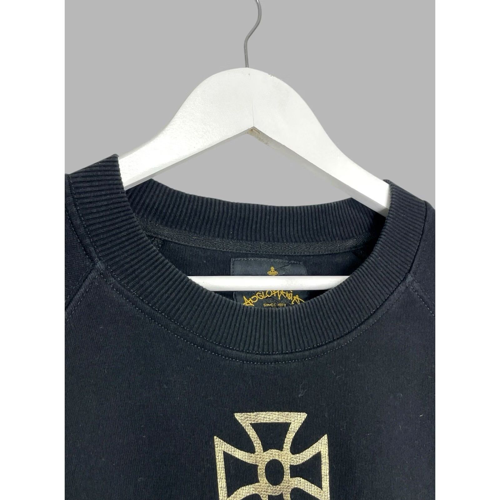 Vivienne Westwood Vivienne Westwood Anglomania Sweatshirt Men’s M Gold Foil Orbit Graphic Print Crew Neck Pullover Regular Size Size US M / EU 48-50 / 2 - 4 Thumbnail