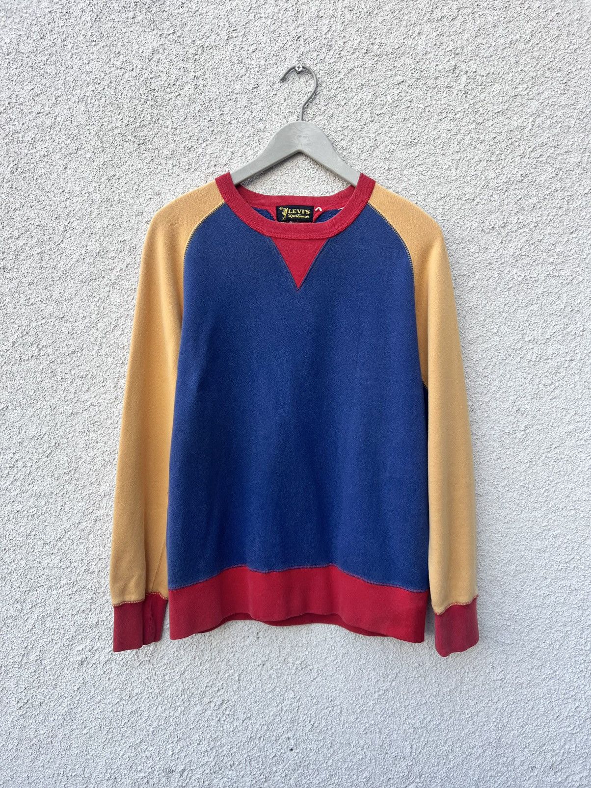 LVC 1950's Color-Block Sweatshirt Multicolor Size Small