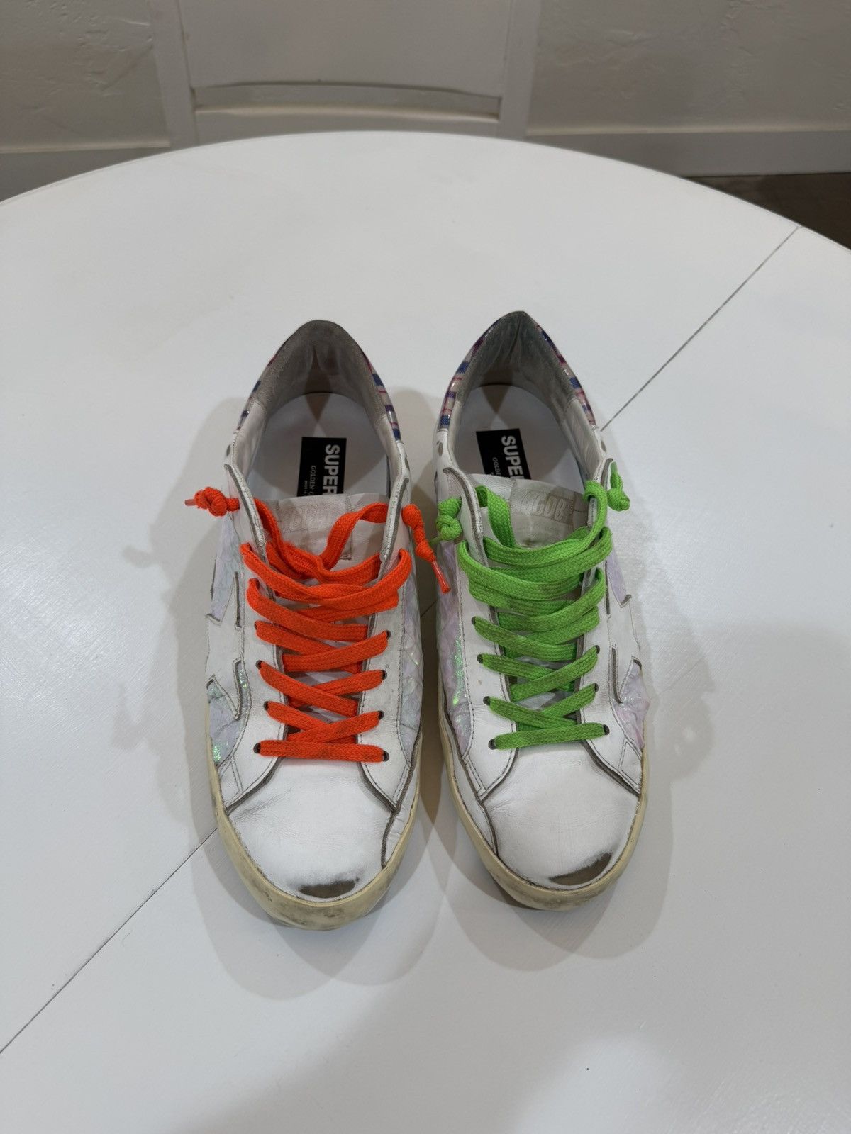 Golden Goose Golden Goose Superstar leather low trainers Size US 11 / EU 44 - 1 Thumbnail