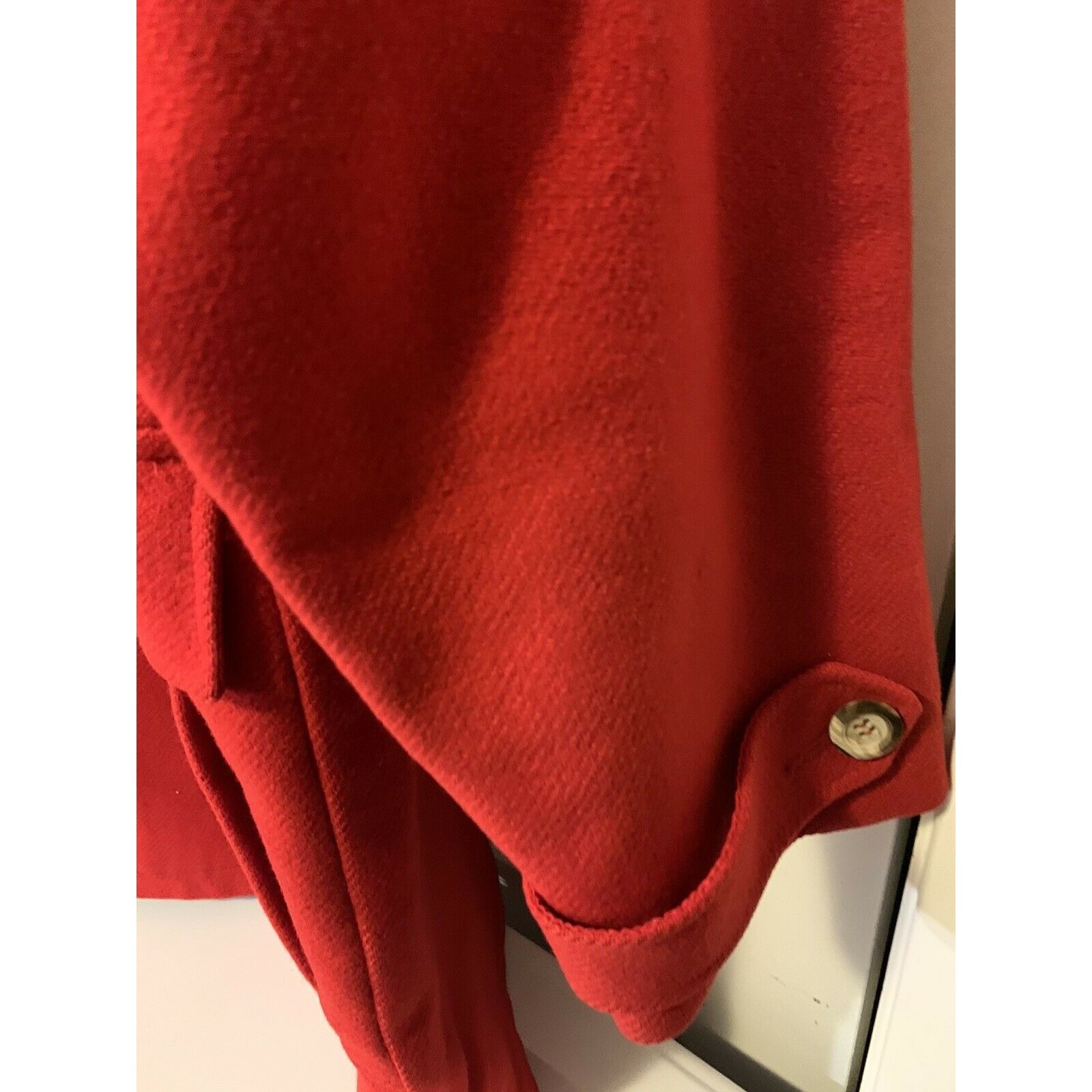 Lands' End Lands End Hooded Wool Parka coat toggle red womens sz M Size M / US 6-8 / IT 42-44 - 8 Thumbnail