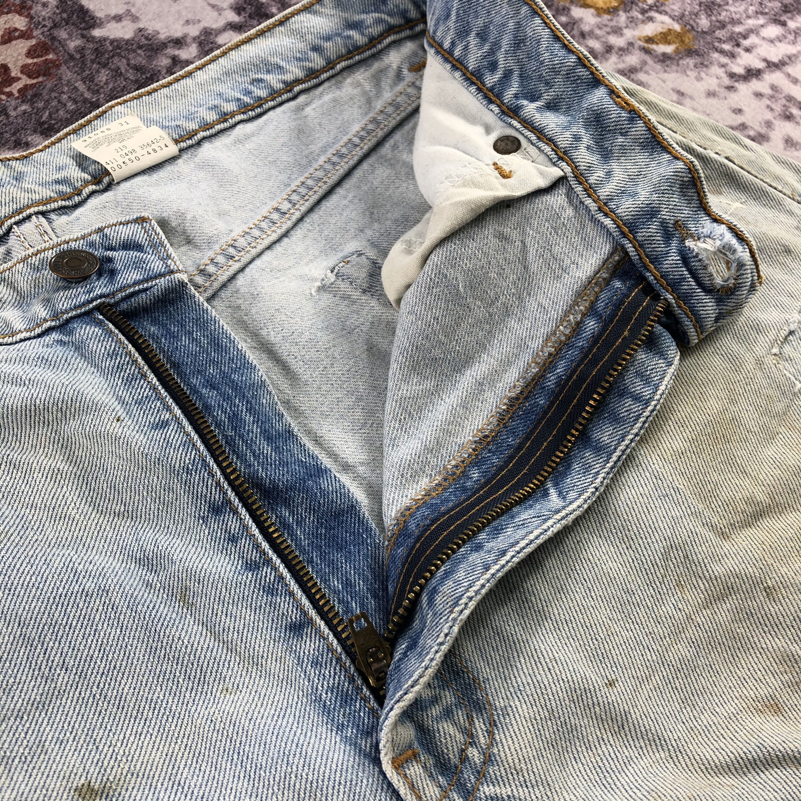 Levi's × Vintage Vintage 90s Blue Wash Levis 550 Jeans-JM2963 Size US 35 - 13 Thumbnail