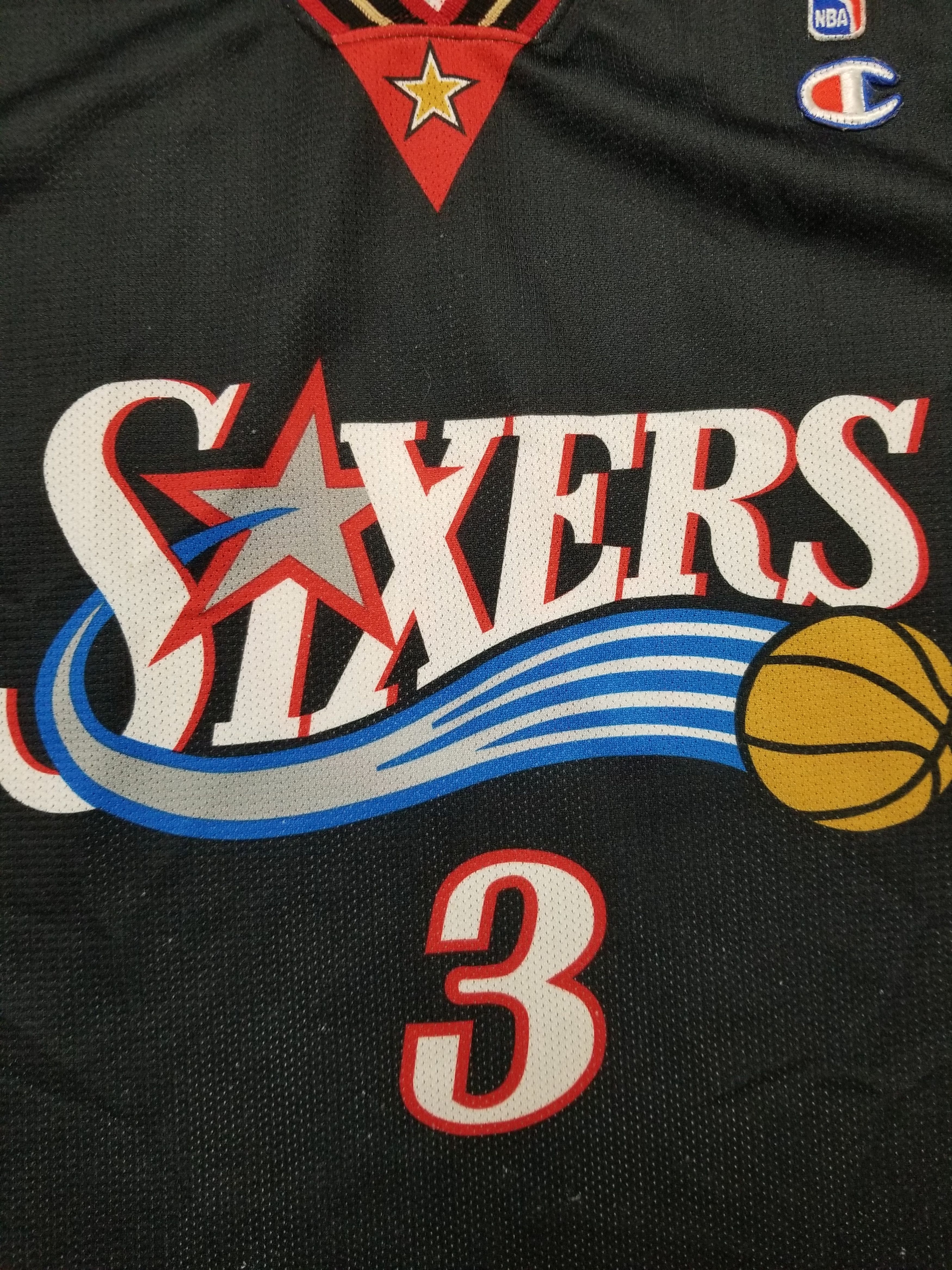 Champion NBA Vintage Allen Iverson #3 Sixers Champion Jersey Size US L / EU 52-54 / 3 - 13 Thumbnail