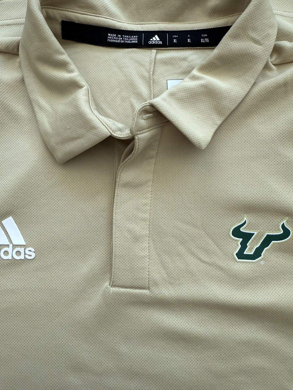 Adidas University of South Florida Bulls Lightweight Sport Polo Size US XL / EU 56 / 4 - 2 Thumbnail