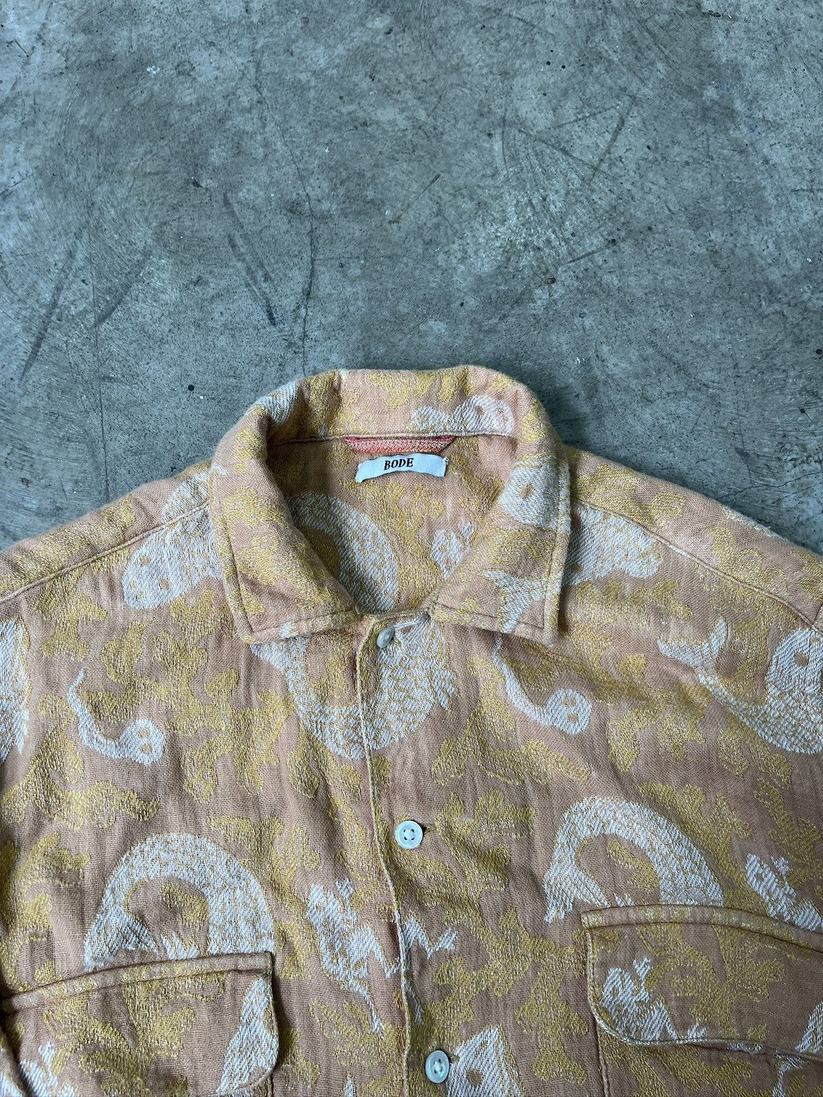 Bode Bode River Fish Vacation Shirt (unisex) Size US M / EU 48-50 / 2 - 4 Thumbnail