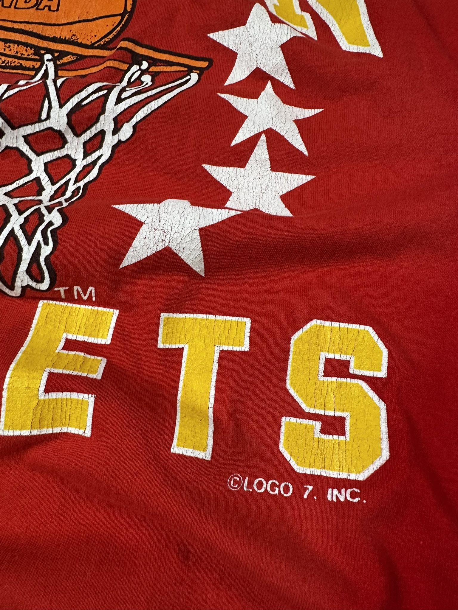 NBA 80s Vintage NBA Houston Rockets T-shirt Size US M / EU 48-50 / 2 - 5 Thumbnail