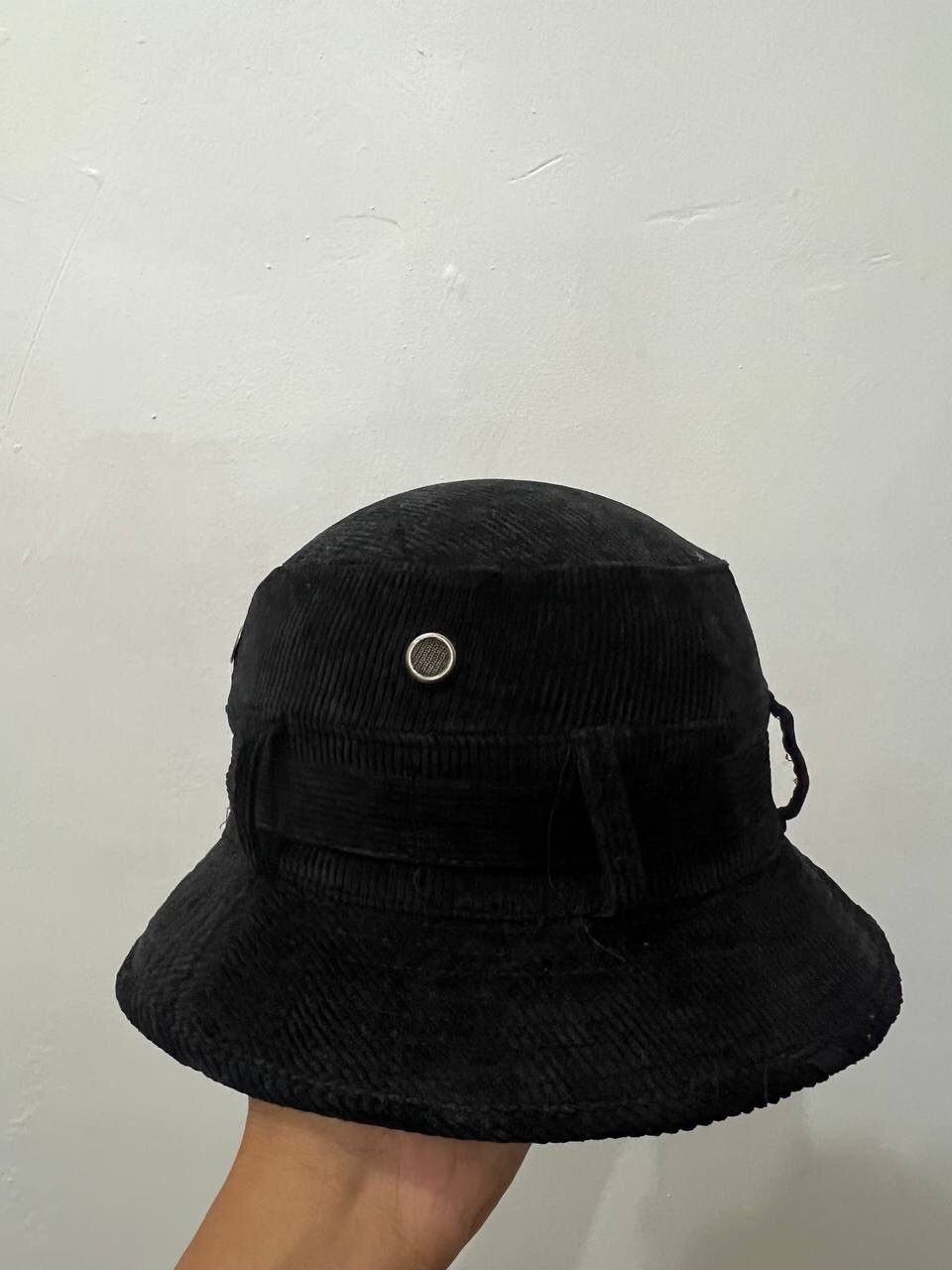 Japanese Brand Emerald Blue Corduroi Bucket Hat Size ONE SIZE - 1 Thumbnail