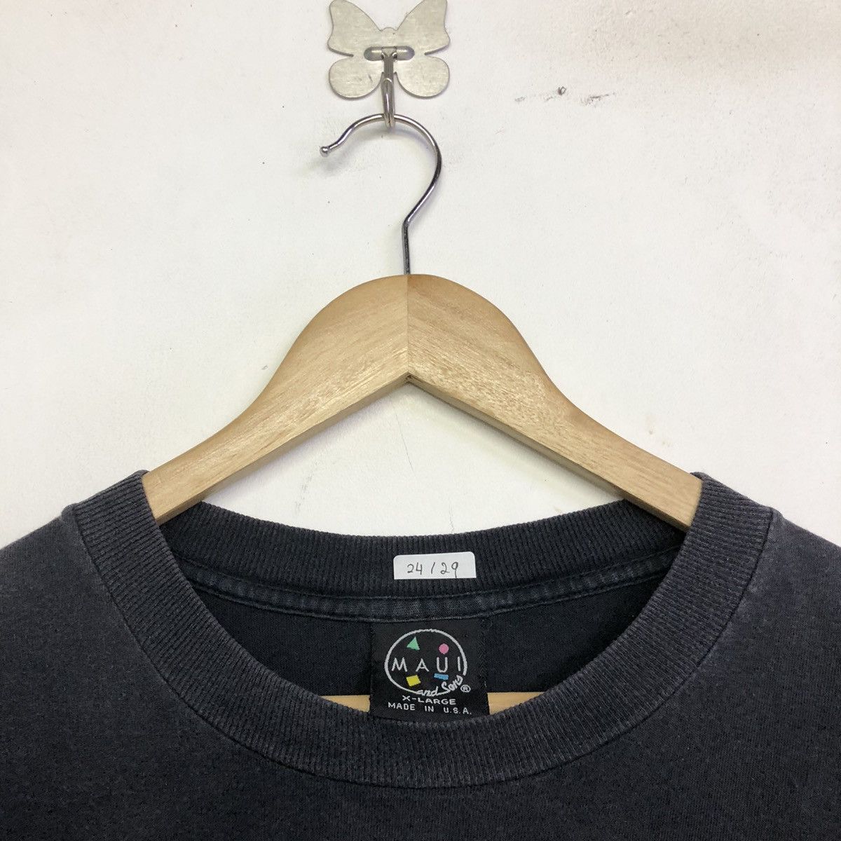 Maui and Sons × Vintage Vintage Maui And Sons Ocean Soul Backhitt Surfing Tshirt Size US XL / EU 56 / 4 - 7 Thumbnail