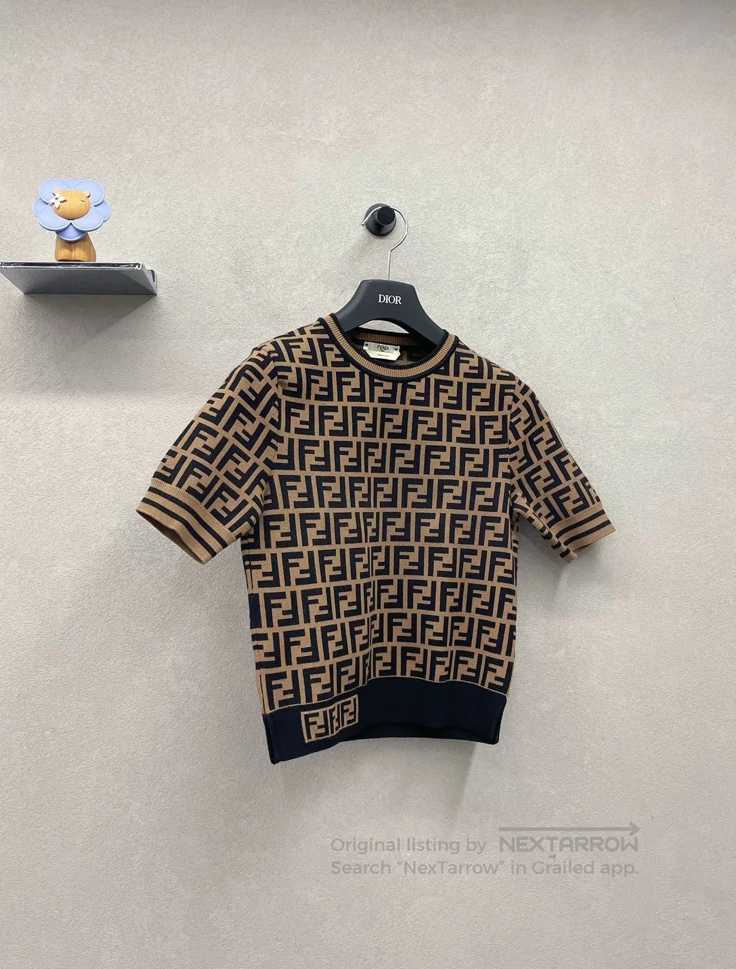 Fendi Fendi Monogram Knitted Short. Size XS / US 0-2 / IT 36-38 - 3 Thumbnail