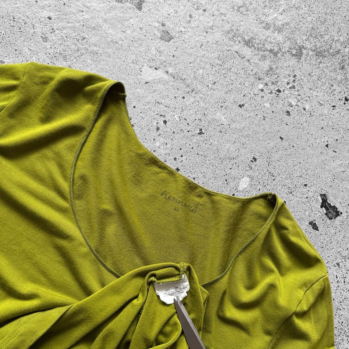 Other Hessnatur Womens Modal Top Green SS Soft Basic Eco T Shirt Size L / US 10 / IT 46 - 5 Thumbnail