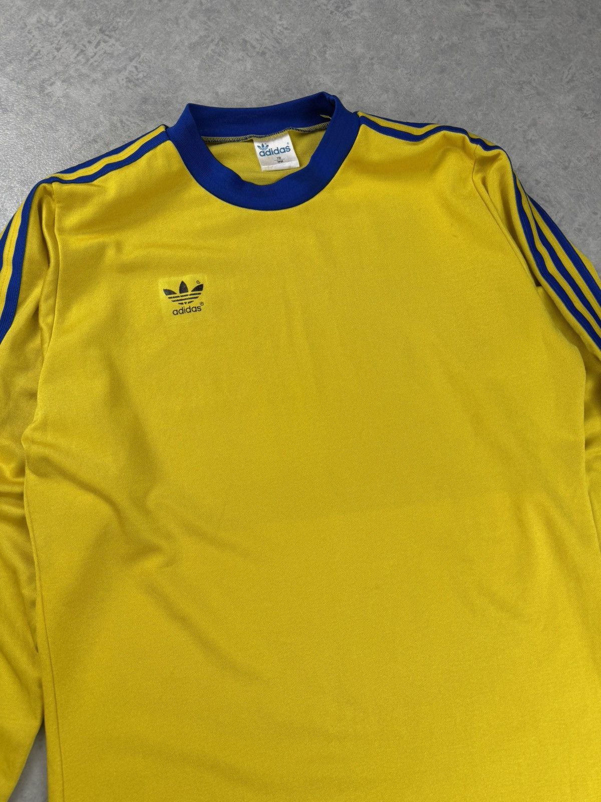Adidas Adidas Vintage 1970s Soccer Jersey Made in West Germany Size US L / EU 52-54 / 3 - 3 Thumbnail