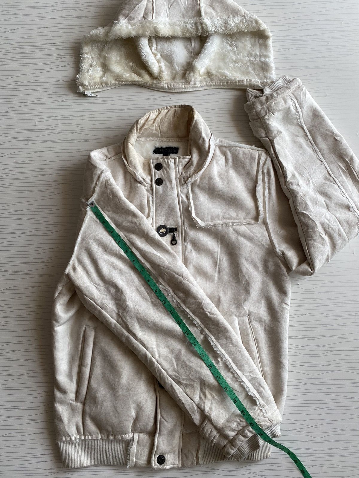 In The Attic IN THE ATTIC Japan Shearling Trench Coat Hoodie Size US L / EU 52-54 / 3 - 16 Thumbnail