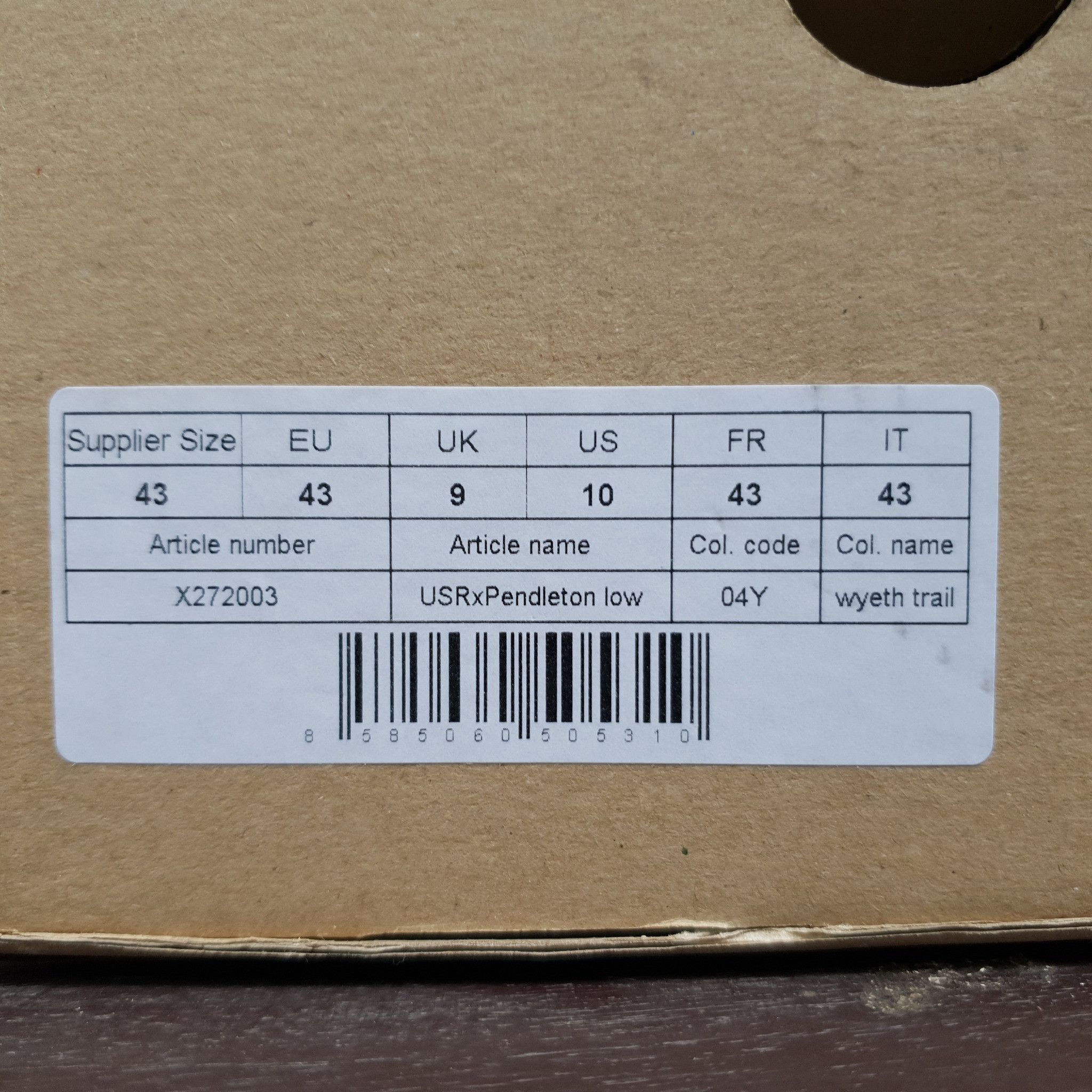Pendleton × Toyo Enterprises PENDLETON x US RUBBER Size US 10 / EU 43 - 12 Thumbnail