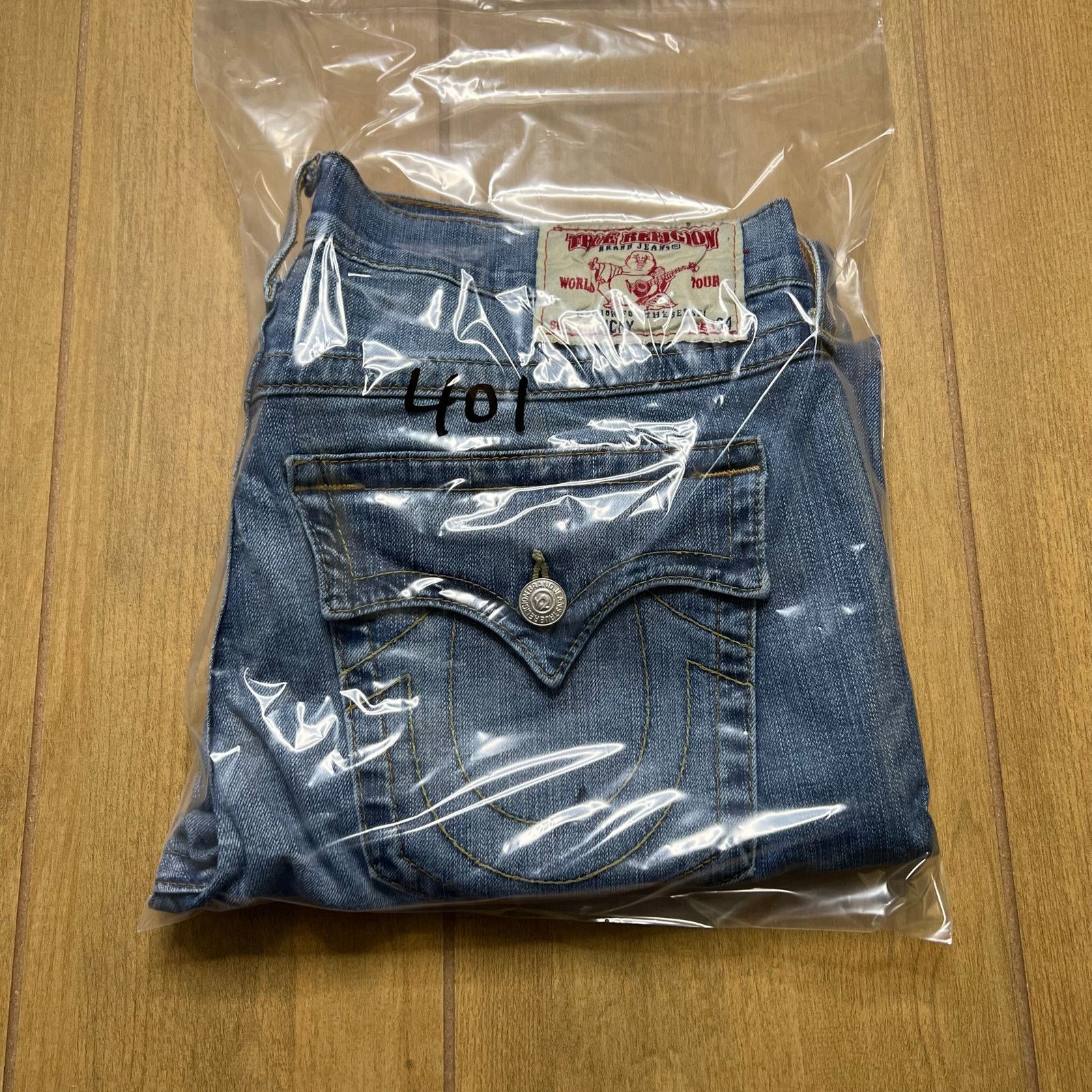 True Religion True Religion Jeans Mens 36X28 Blue Ricky Straight Leg Y2K Size US 36 / EU 52 - 14 Thumbnail
