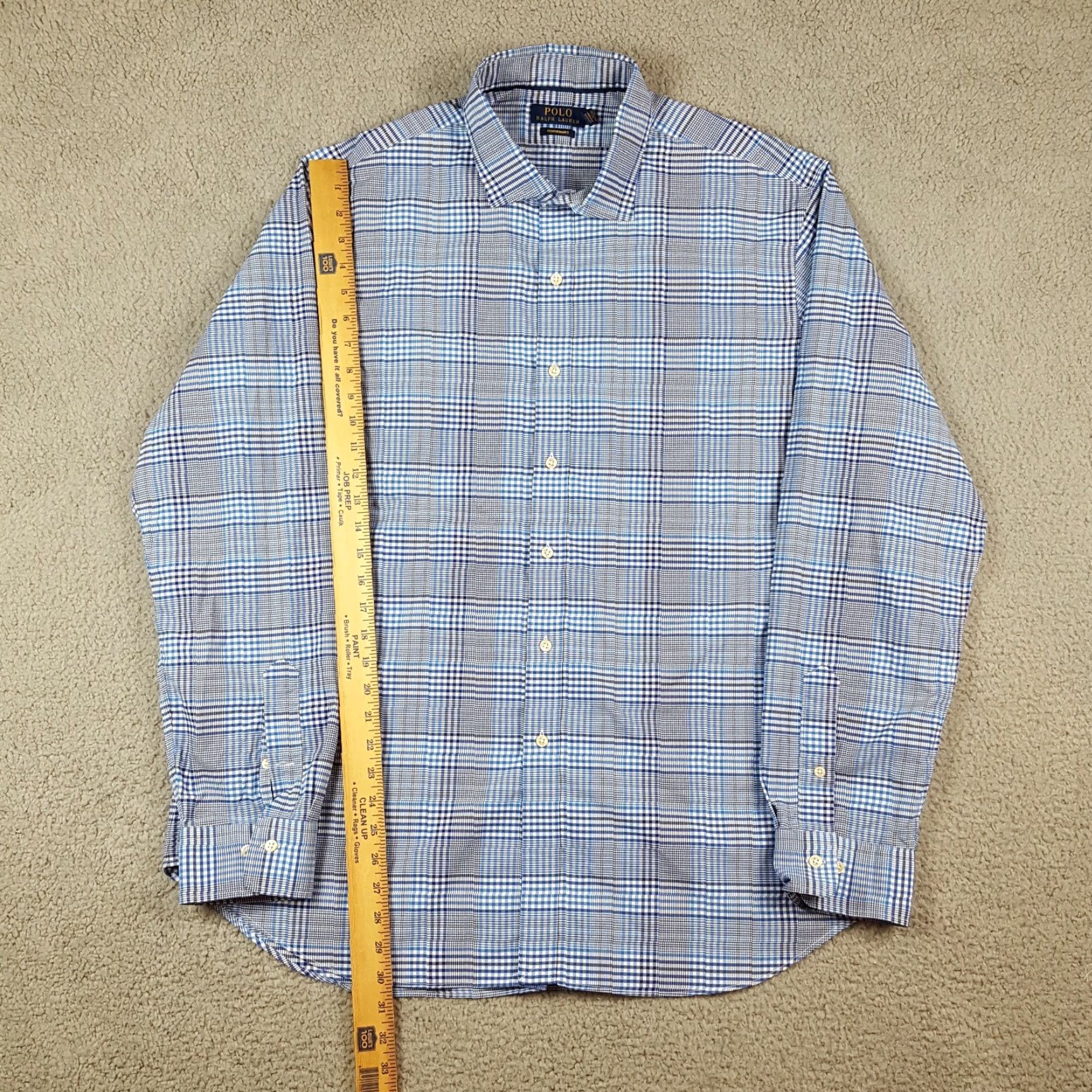 Polo Ralph Lauren Vintage Polo Ralph Lauren Men's Size 2XL Plaid Button-Up Shirt Collared Casual Preppy 90s Blue Size US XXL / EU 58 / 5 - 7 Thumbnail