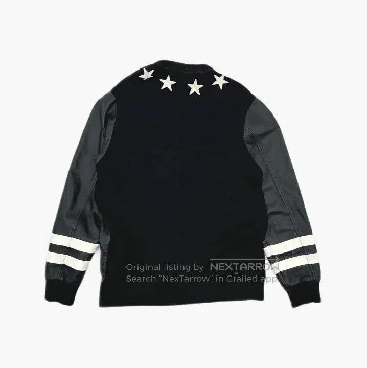 Givenchy Givenchy Star-Embellished Black Bomber Jacket. Size US M / EU 48-50 / 2 - 2 Thumbnail