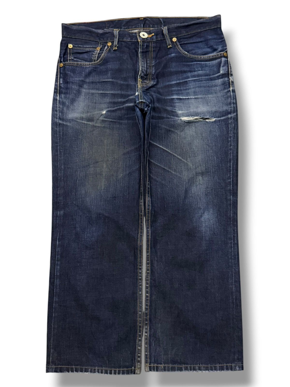 Levi's Vintage Levi’s 502 Japan Denim Jeans | Regular Straight |W35 Size US 35 - 2 Thumbnail