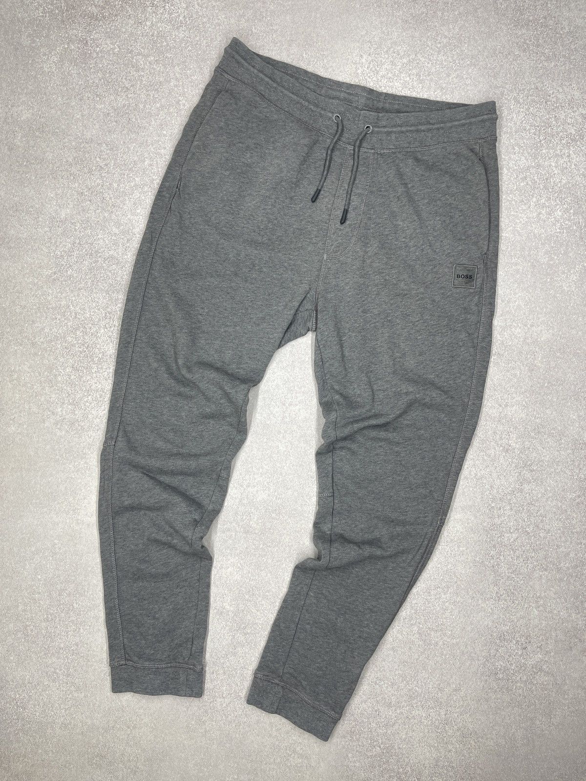 Hugo Boss Mens Hugo Boss Sestart Sweatpants Grey Size L Size US 34 / EU 50 - 1 Thumbnail