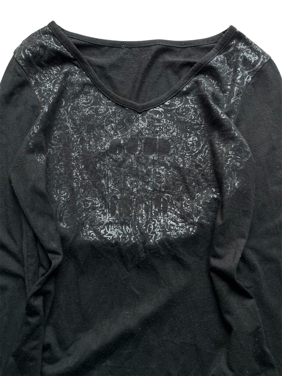 Le Grande Bleu (L.G.B.) 2000s miss sixty glitter triball print longsleeve tshirt Size US S / EU 44-46 / 1 - 2 Thumbnail