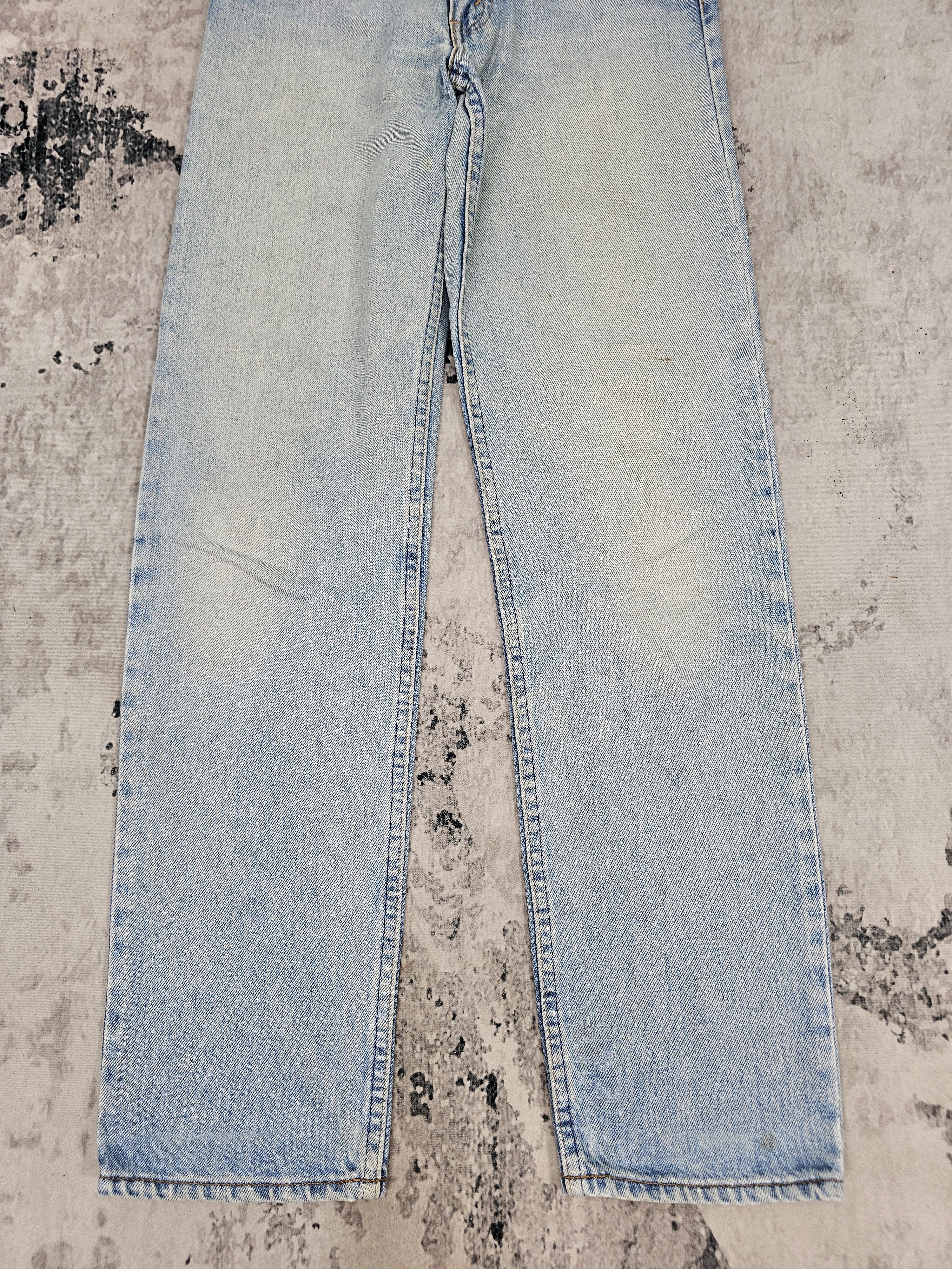 Levi's Vintage Clothing Vtg LEVIS W515 0227 Faded Light Blue High Rise Jeans L0559 Size US 26 / EU 42 - 3 Thumbnail