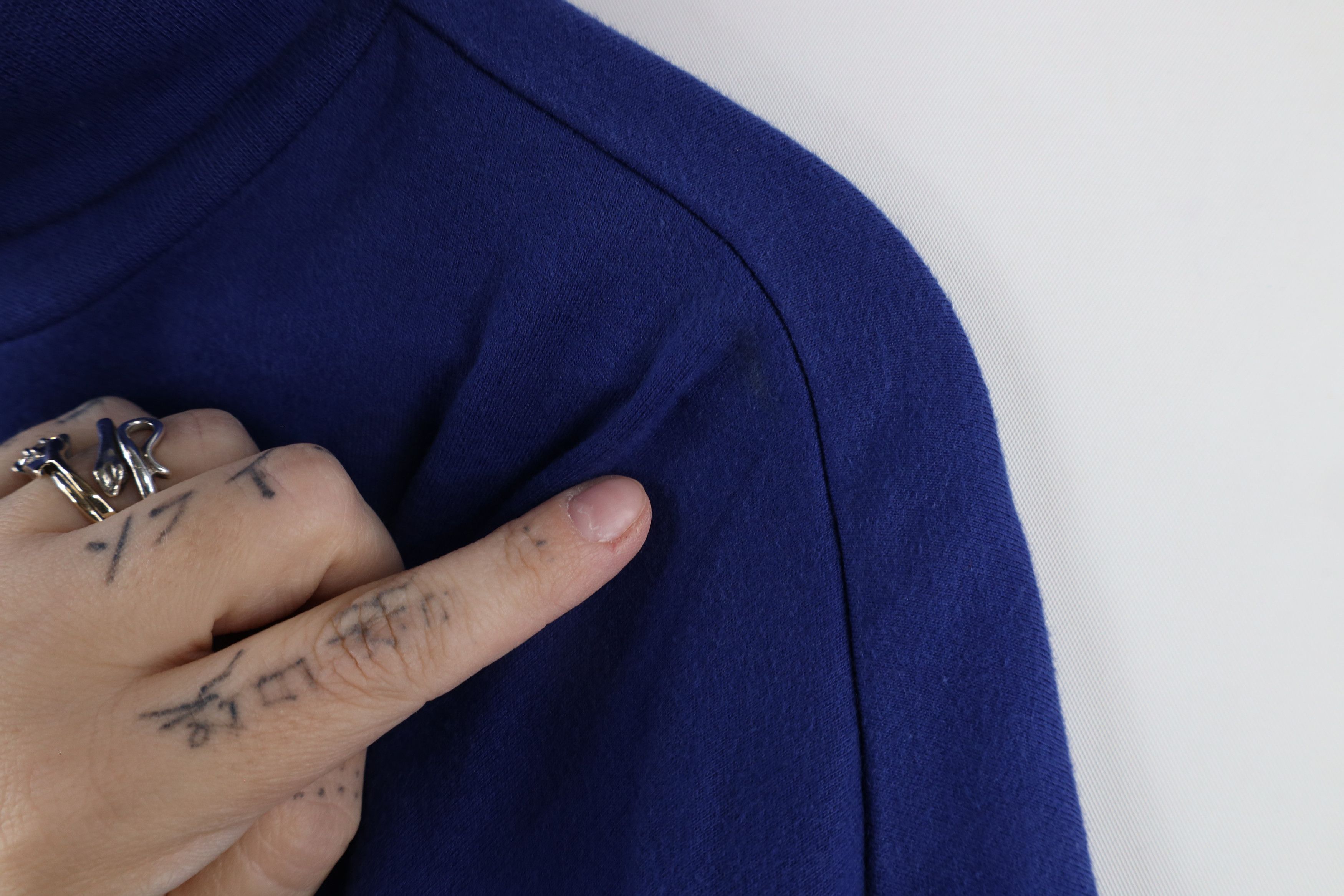 Eddie Bauer × Vintage Vintage 90s Eddie Bauer Long Sleeve Turtleneck T-Shirt Blue Size US XL / EU 56 / 4 - 5 Thumbnail