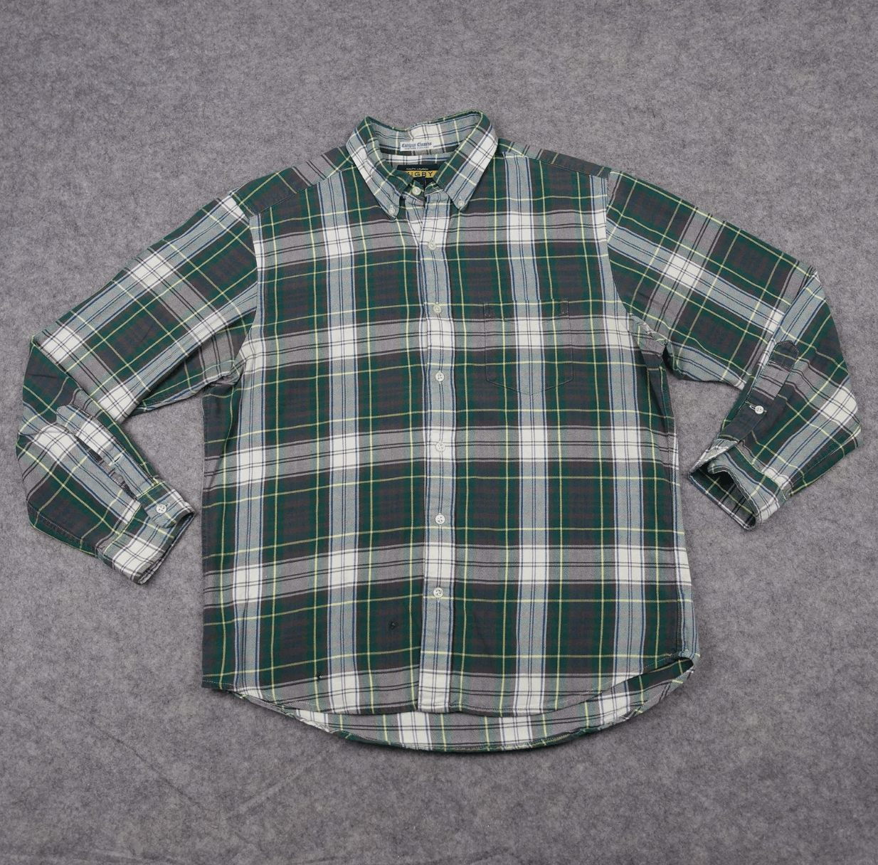 Ralph Lauren Rugby Ralph Lauren Rugby Shirt Mens Large Green Plaid Flannel Grailed