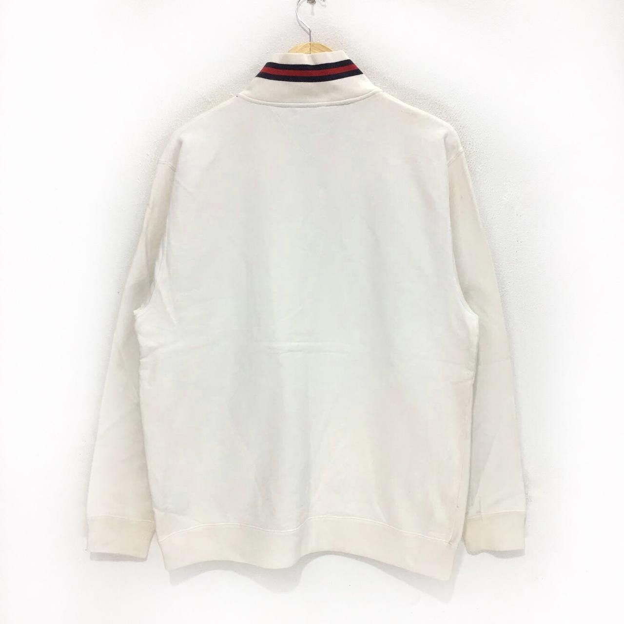 Tommy Hilfiger TOMMY HILFIGER Full Zip White Sweater Hoodie Sailing Gear Size XL / US 12-14 / IT 48-50 - 3 Thumbnail