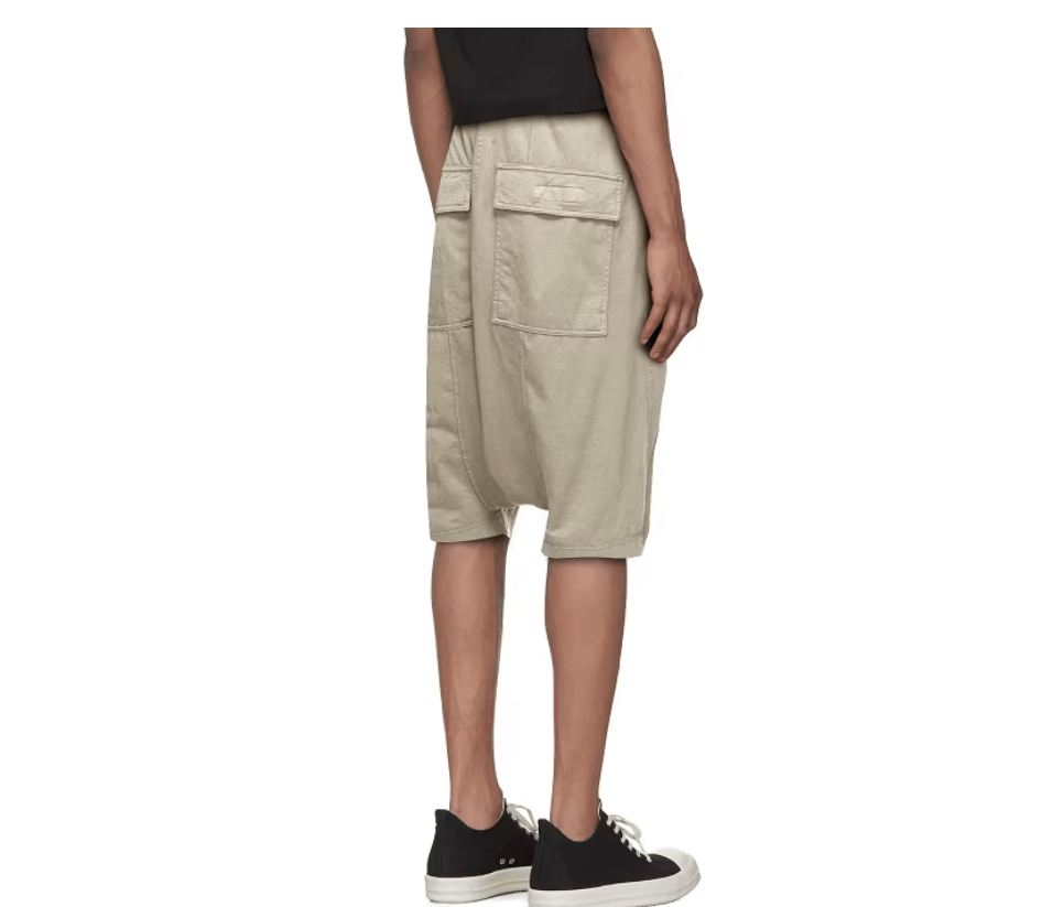 Rick Owens Drkshdw Rick Owens Drkshdw men's thin drawstring drop-crotch shorts Size US 32 / EU 48 - 2 Thumbnail