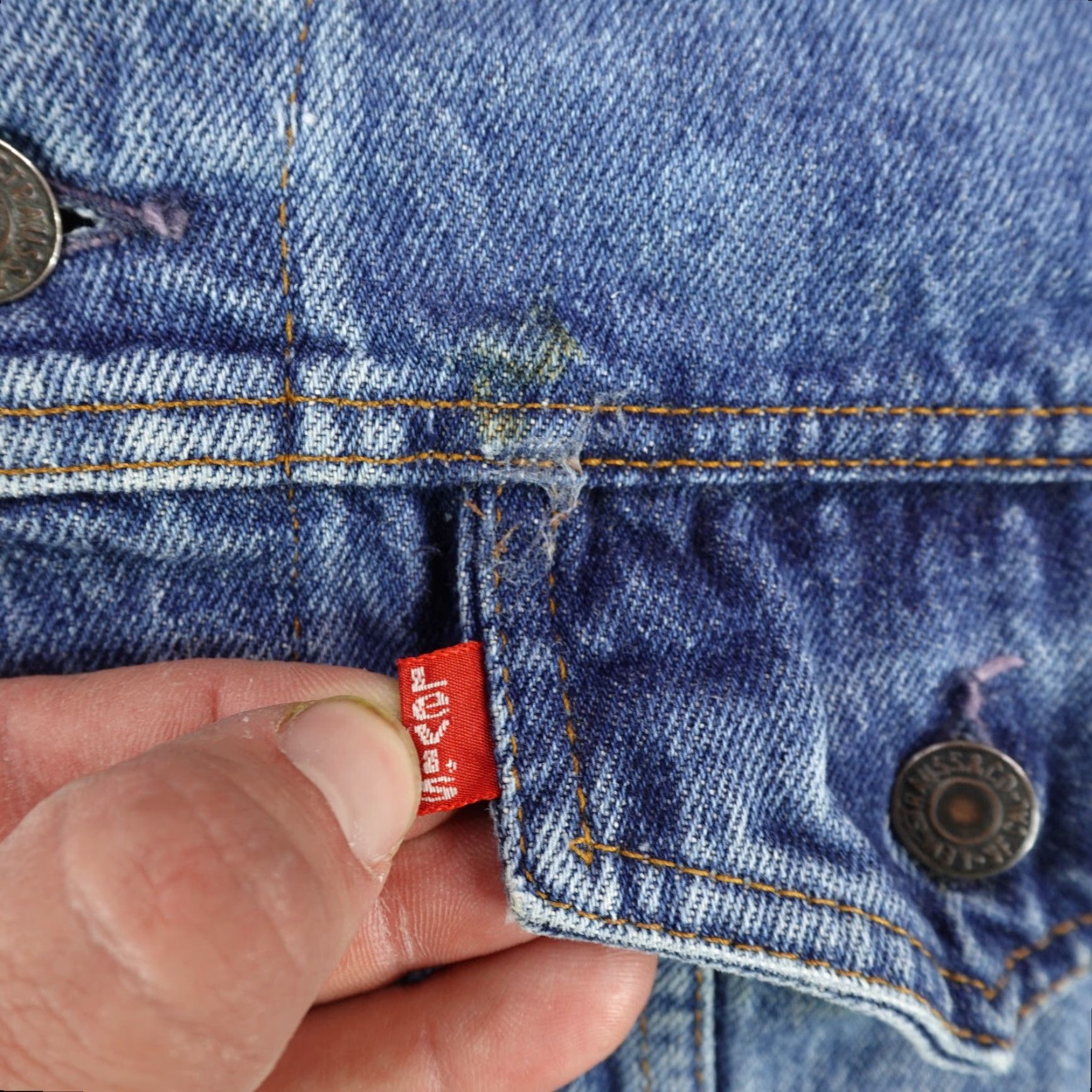 Levi's Vintage Levi's Jacket Men 42 Denim Trucker 80s Casual Outdoor Workwear Size US 42 / EU 58 - 4 Thumbnail