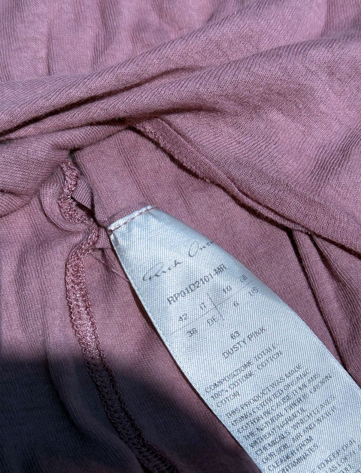 Rick Owens RICK OWENS - LONG PINK TANK Size S / US 4 / IT 40 - 2 Thumbnail