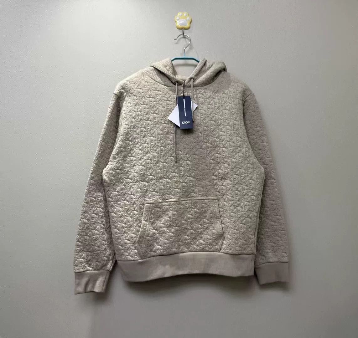 Dior Dior Latest Embossed Full Logo Hoodie Size US L / EU 52-54 / 3 - 1 Thumbnail