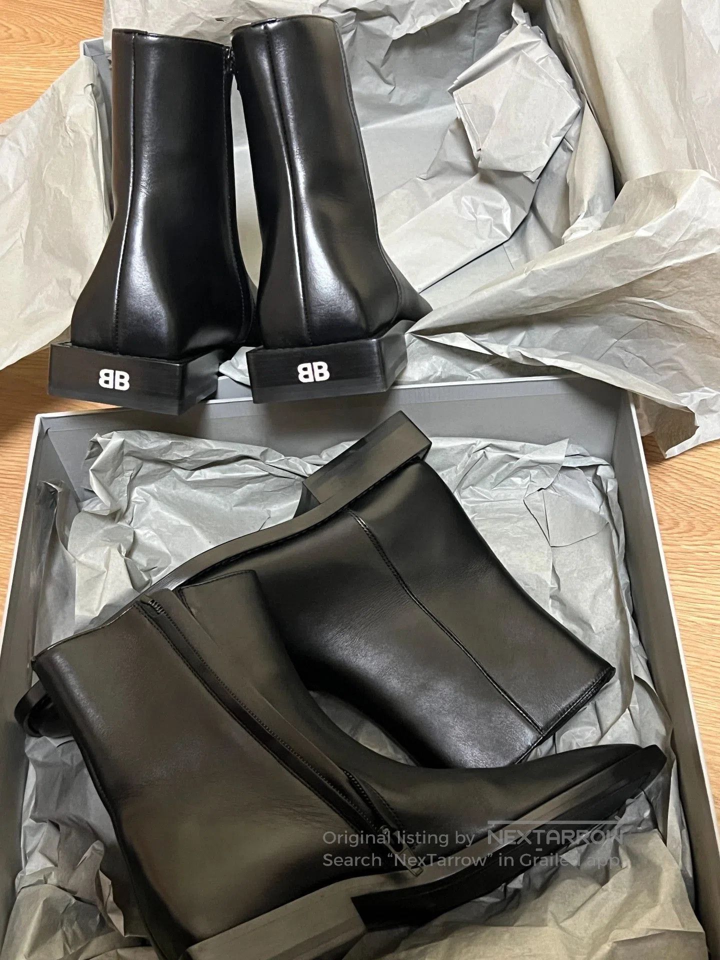 Balenciaga Balenciaga Square Toe Chelsea Boots. Size US 6.5 / IT 36.5 - 5 Thumbnail