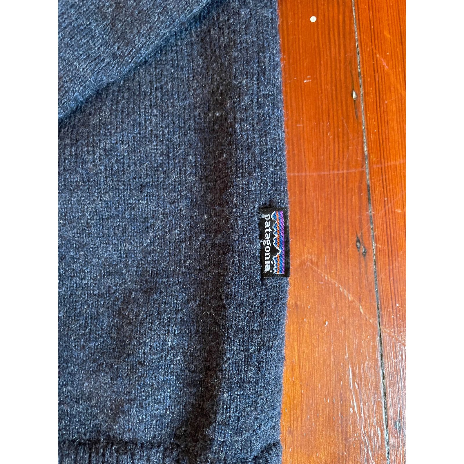 Patagonia Patagonia Lambswool Quarter Zip Sweater Men’s Large navy Size US L / EU 52-54 / 3 - 7 Thumbnail