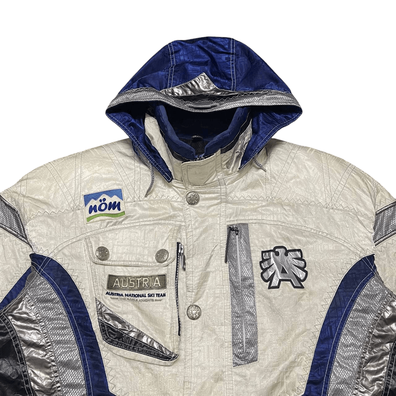 Asics Vintage Austria x Asics Ski Hooded Jacket Size US L / EU 52-54 / 3 - 2 Thumbnail