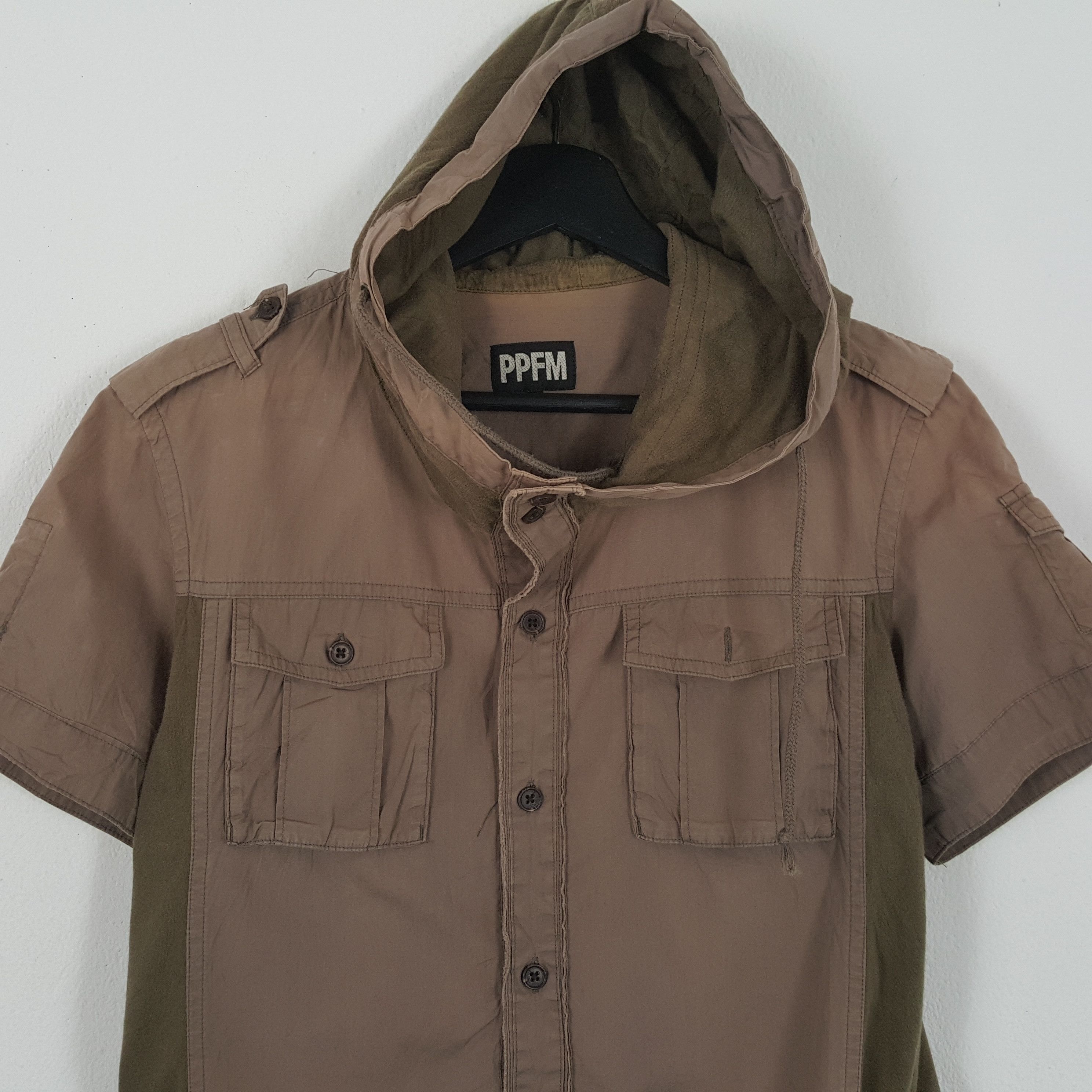 Japanese Brand × PPFM × Vintage PPFM Fashion Style Double Pocket Design Shirt Size US M / EU 48-50 / 2 - 2 Thumbnail
