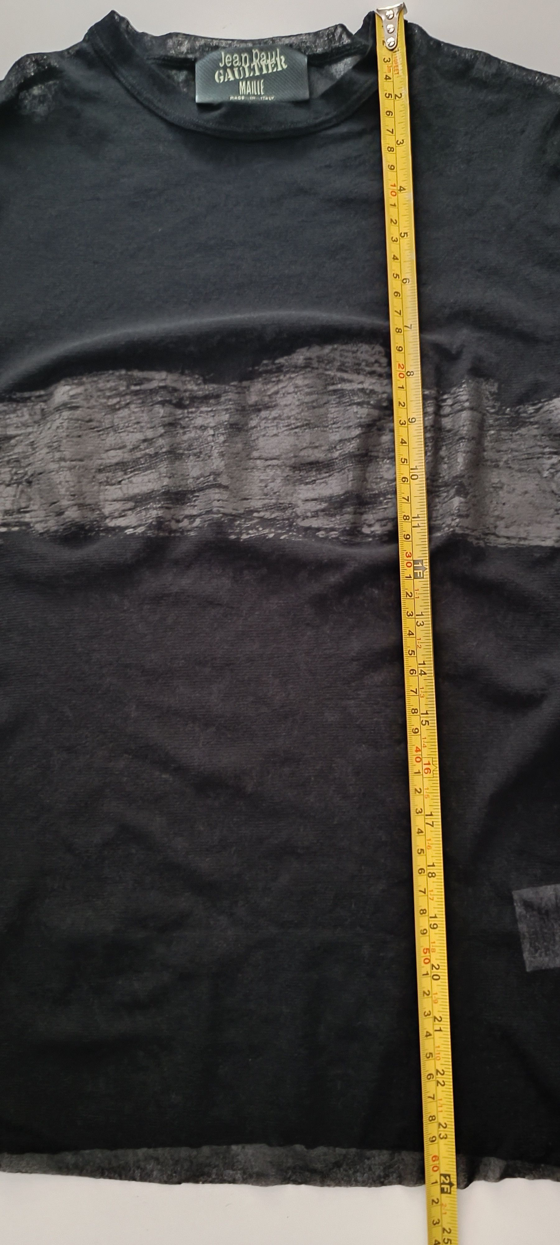 Jean Paul Gaultier 90's - Black nylon mesh t-shirt - No used Size M / US 6-8 / IT 42-44 - 15 Thumbnail