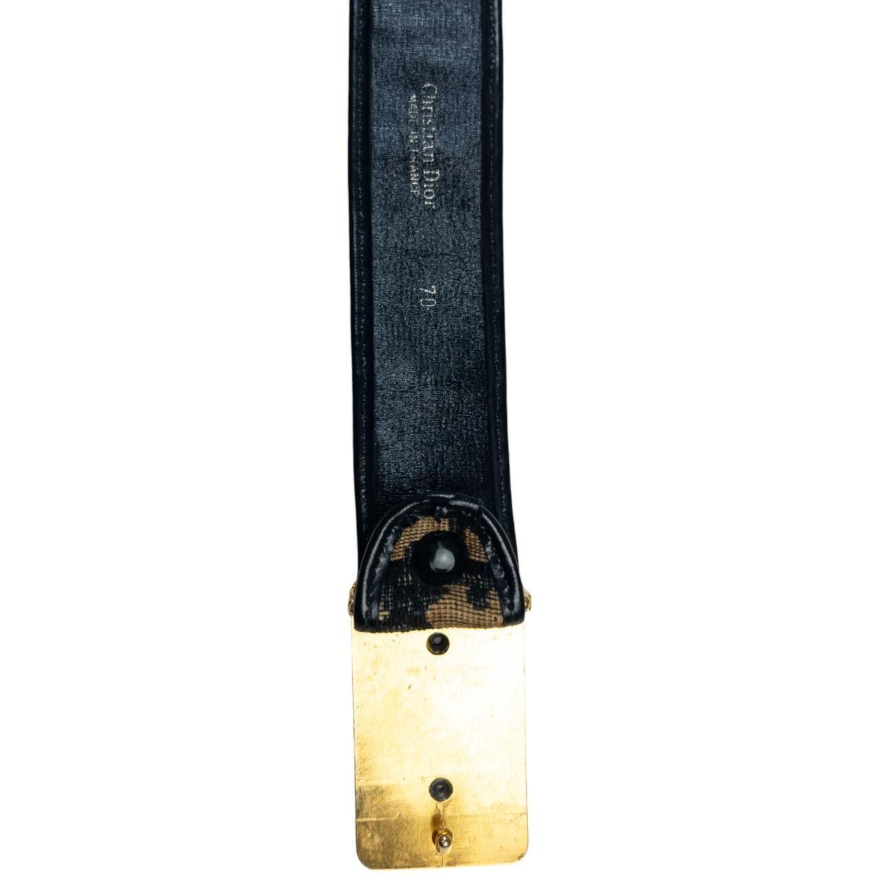 Dior Vintage Dior Monogram Belt Size W26 Size ONE SIZE - 6 Thumbnail