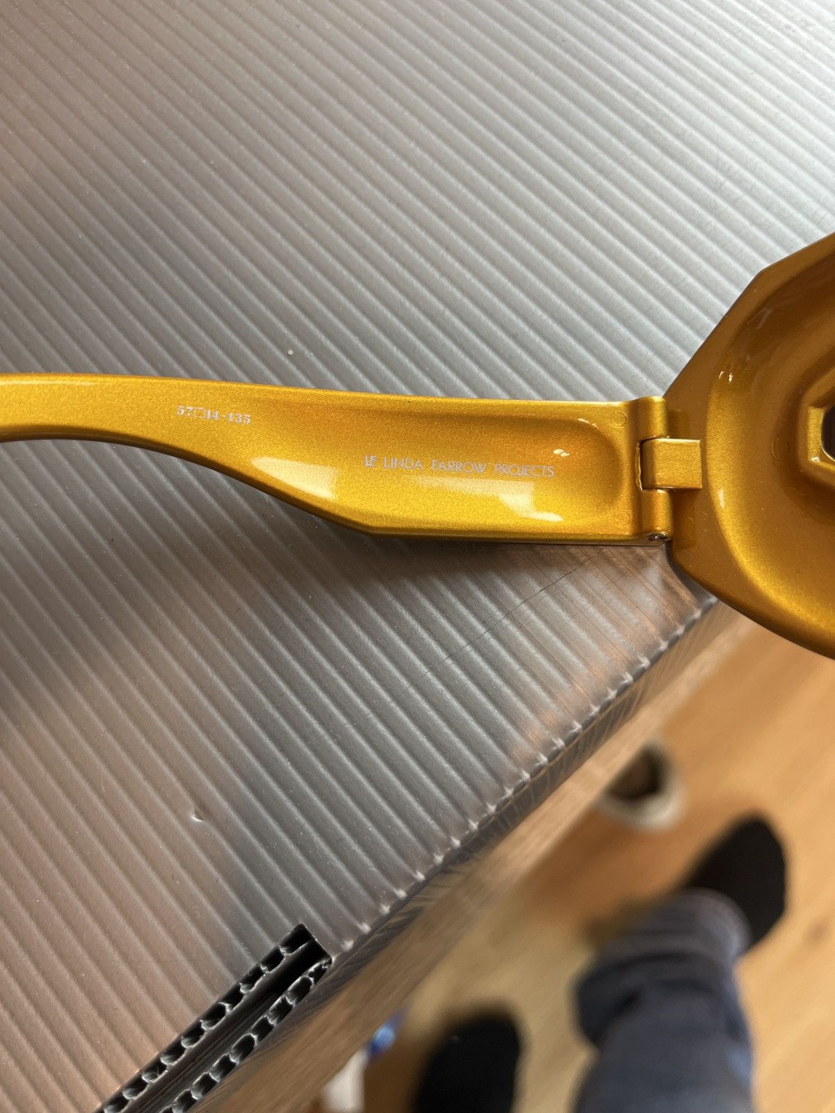 Linda Farrow × Walter Van Beirendonck 💛⚡️QUICK SALE⚡️Walter Van Beirendonck Diamond Sunglasses Size ONE SIZE - 2 Thumbnail