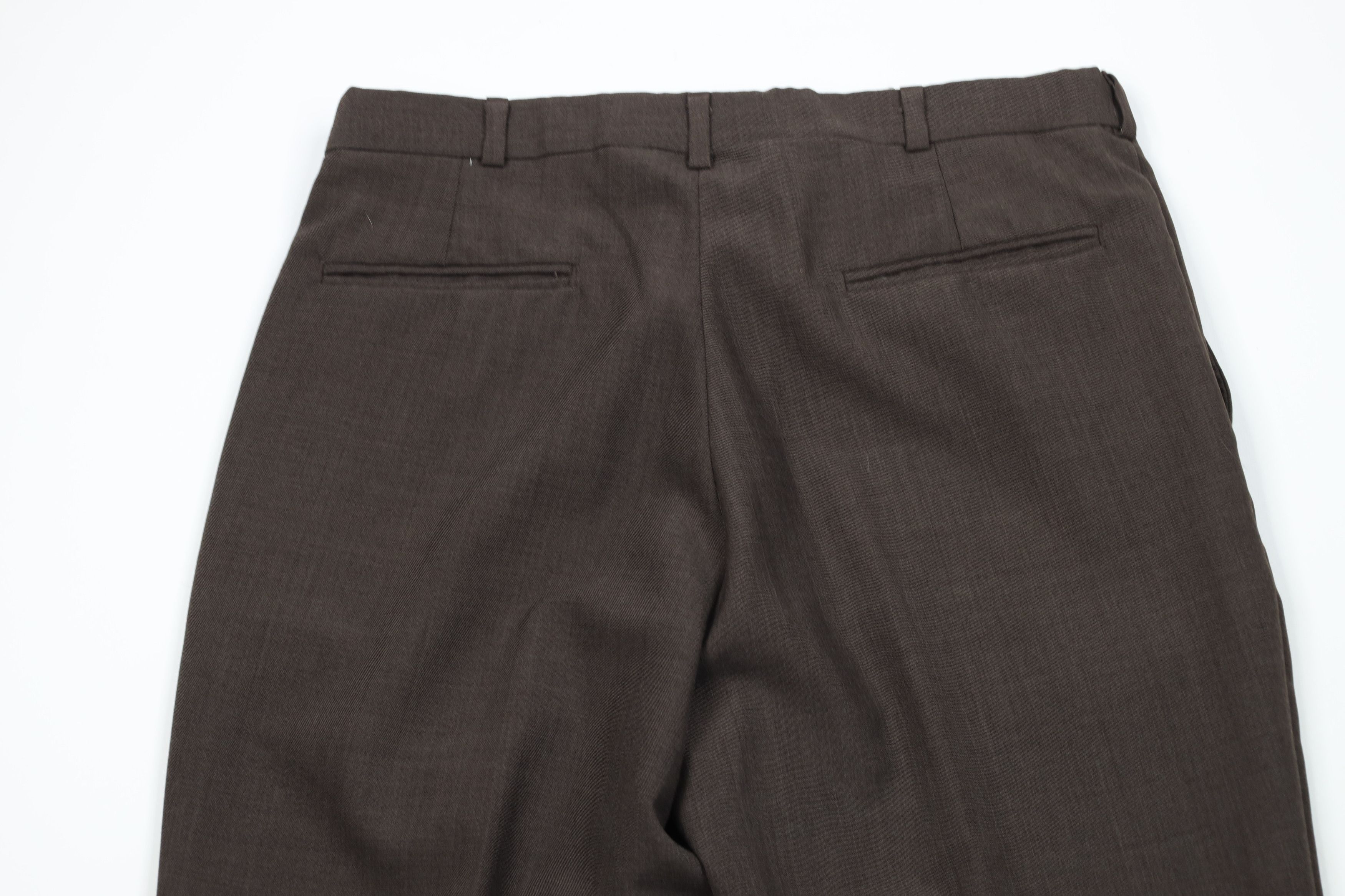Vintage Vintage 70s Streetwear Knit Wide Leg Chino Pants Brown USA Size US 34 / EU 50 - 10 Thumbnail