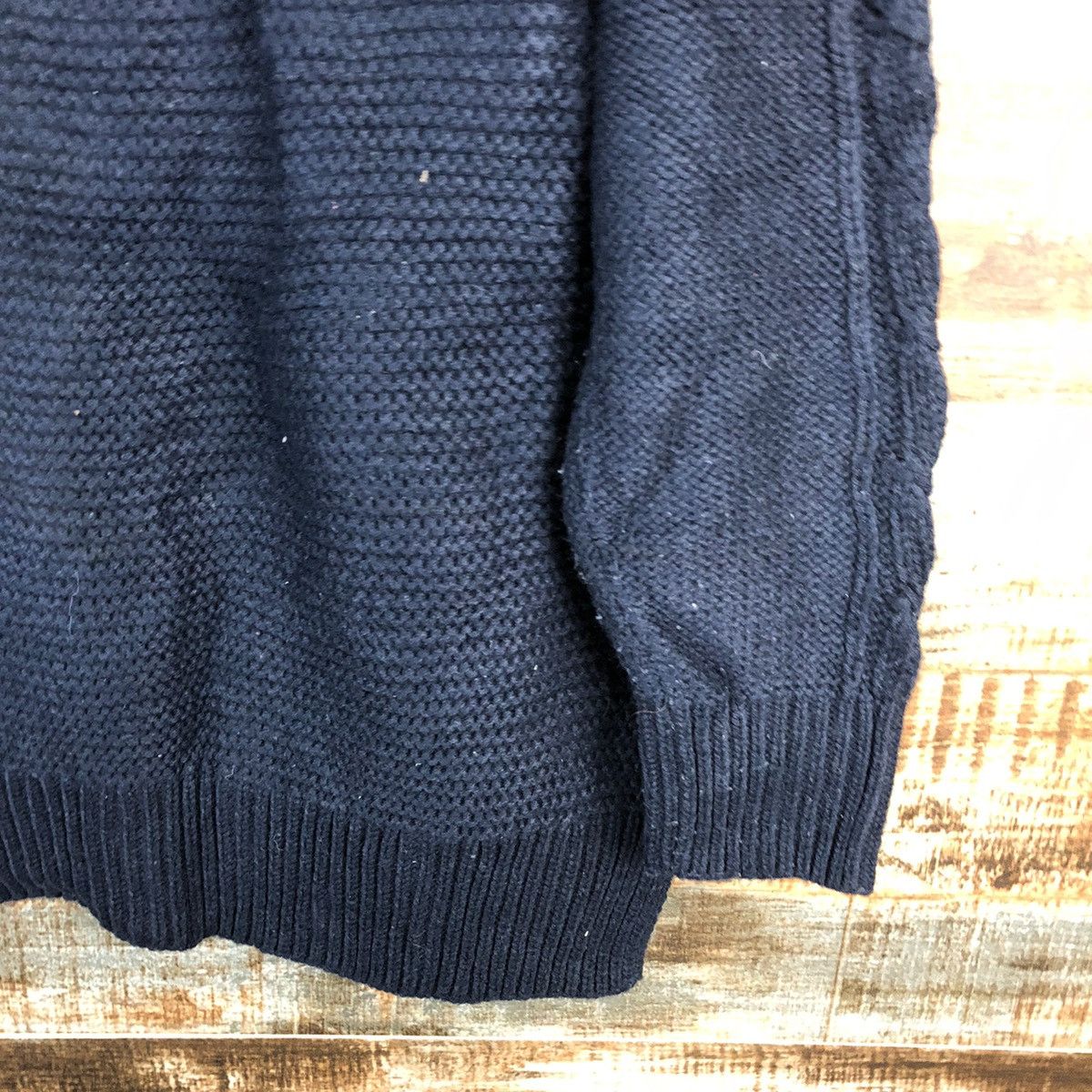 Aran Isles Knitwear DL Studio Clip Dark Blue cable Knitwear #C607 Size M / US 6-8 / IT 42-44 - 16 Thumbnail
