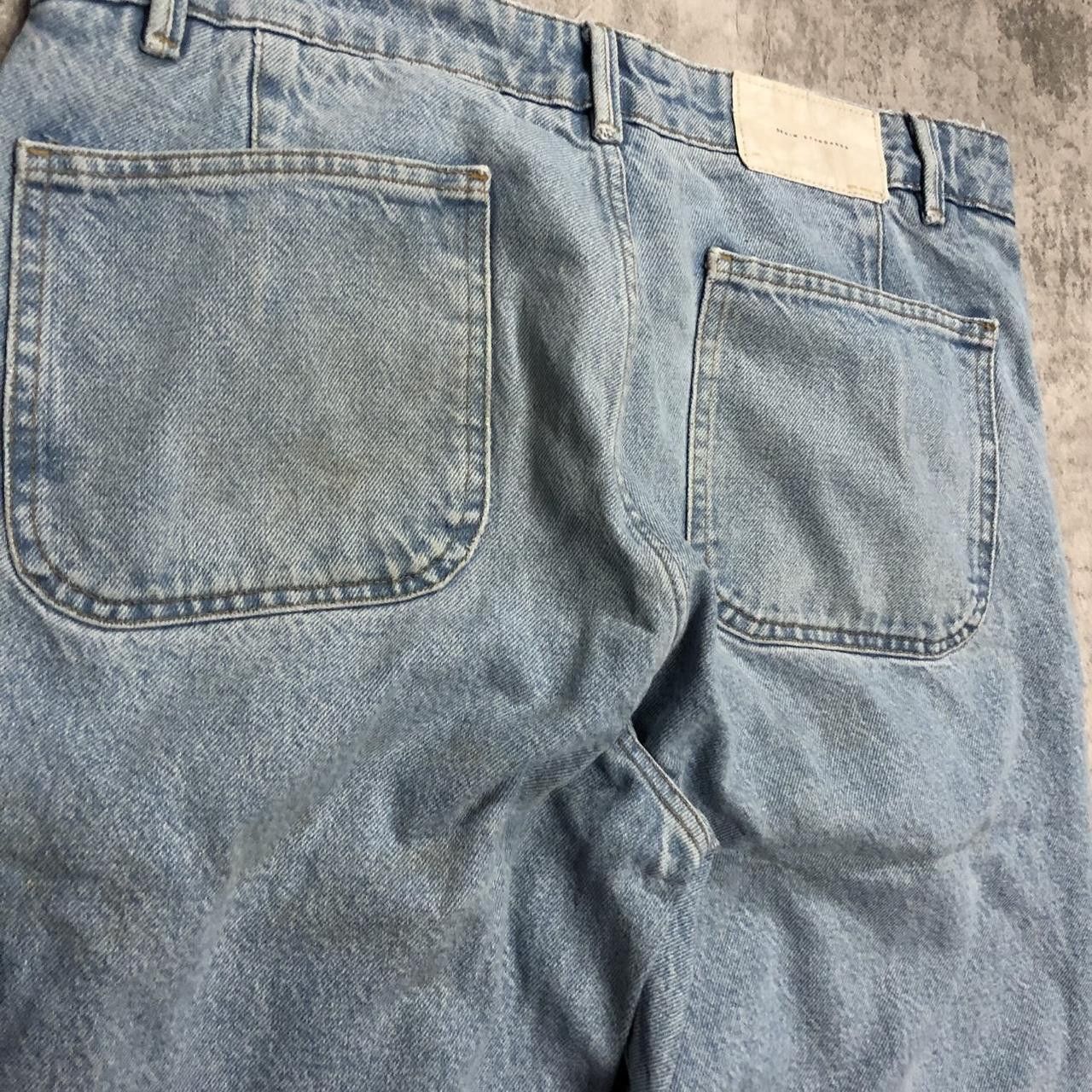 Zara Blue Zara straight leg jeans #straightlegjeans Size 42" / US 20 - 5 Thumbnail