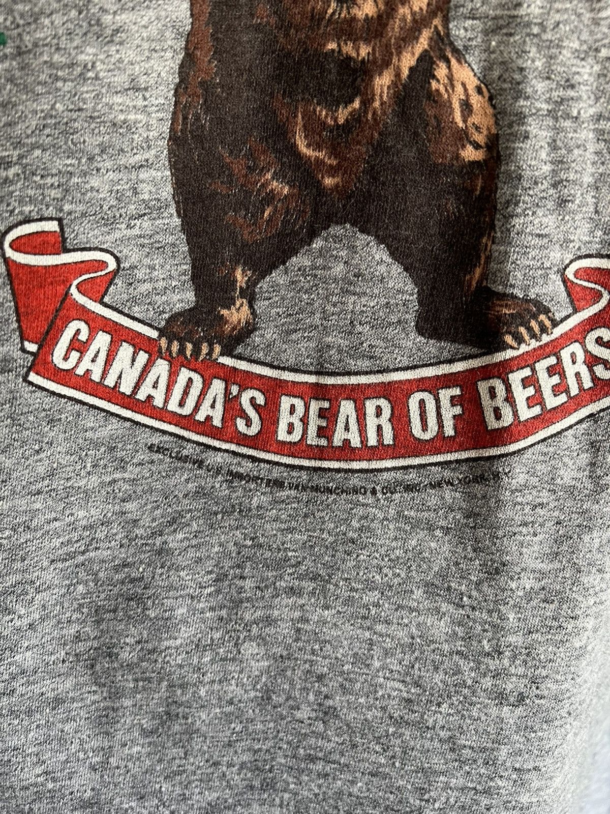 Other 80s Paw Yourself a Grizzly Bear of Beer Single Stitch Tee Size US XL / EU 56 / 4 - 3 Thumbnail