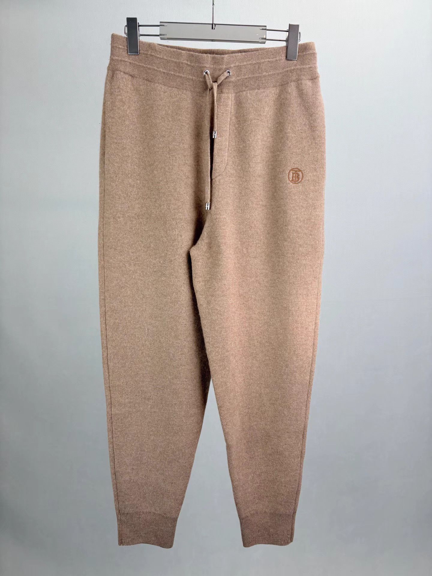 Burberry BURBERRY Camel Cashmere Track Pants Size US 33 - 1 Thumbnail