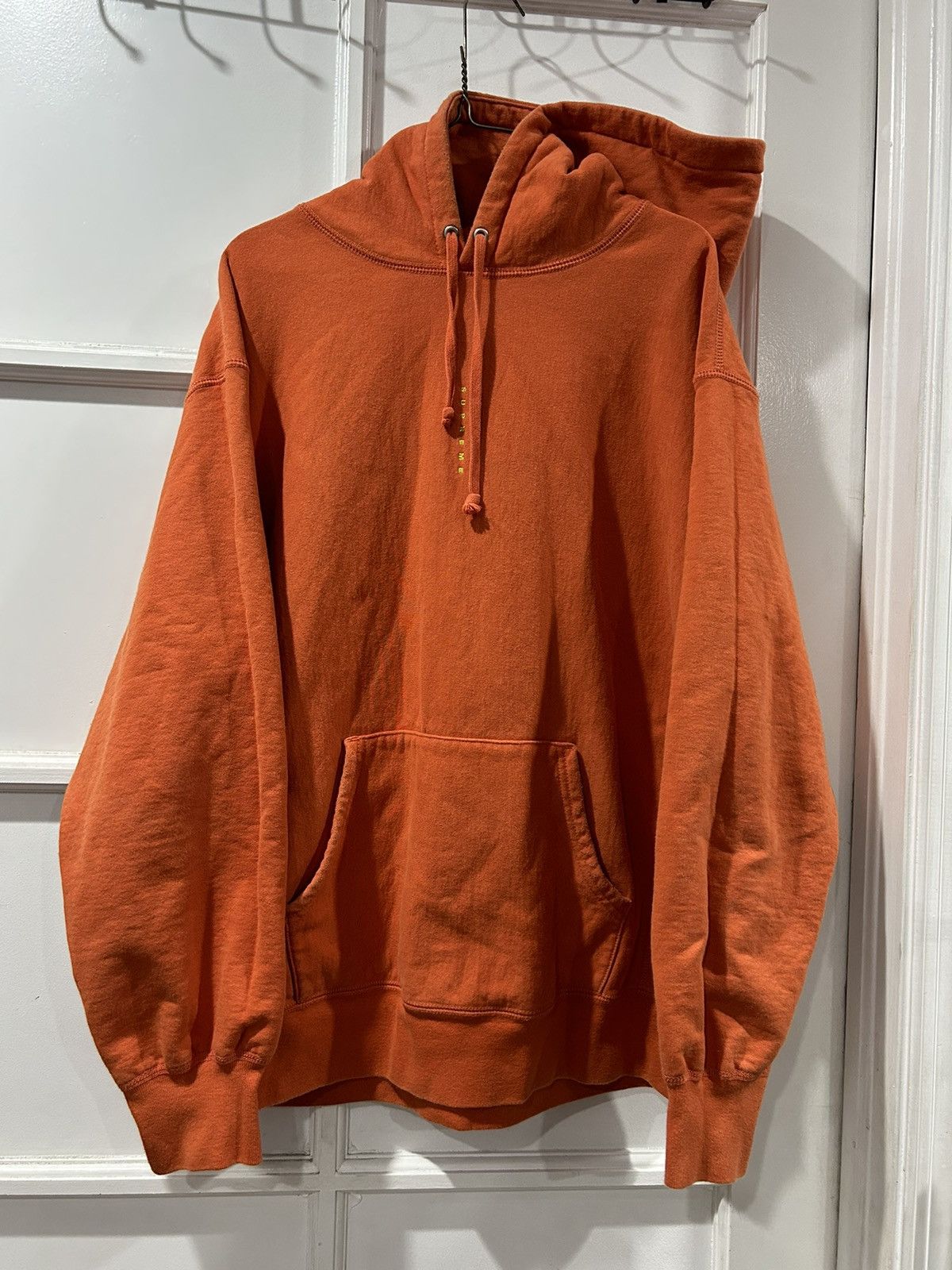 Supreme Supreme micro logo hoodie L | Grailed 