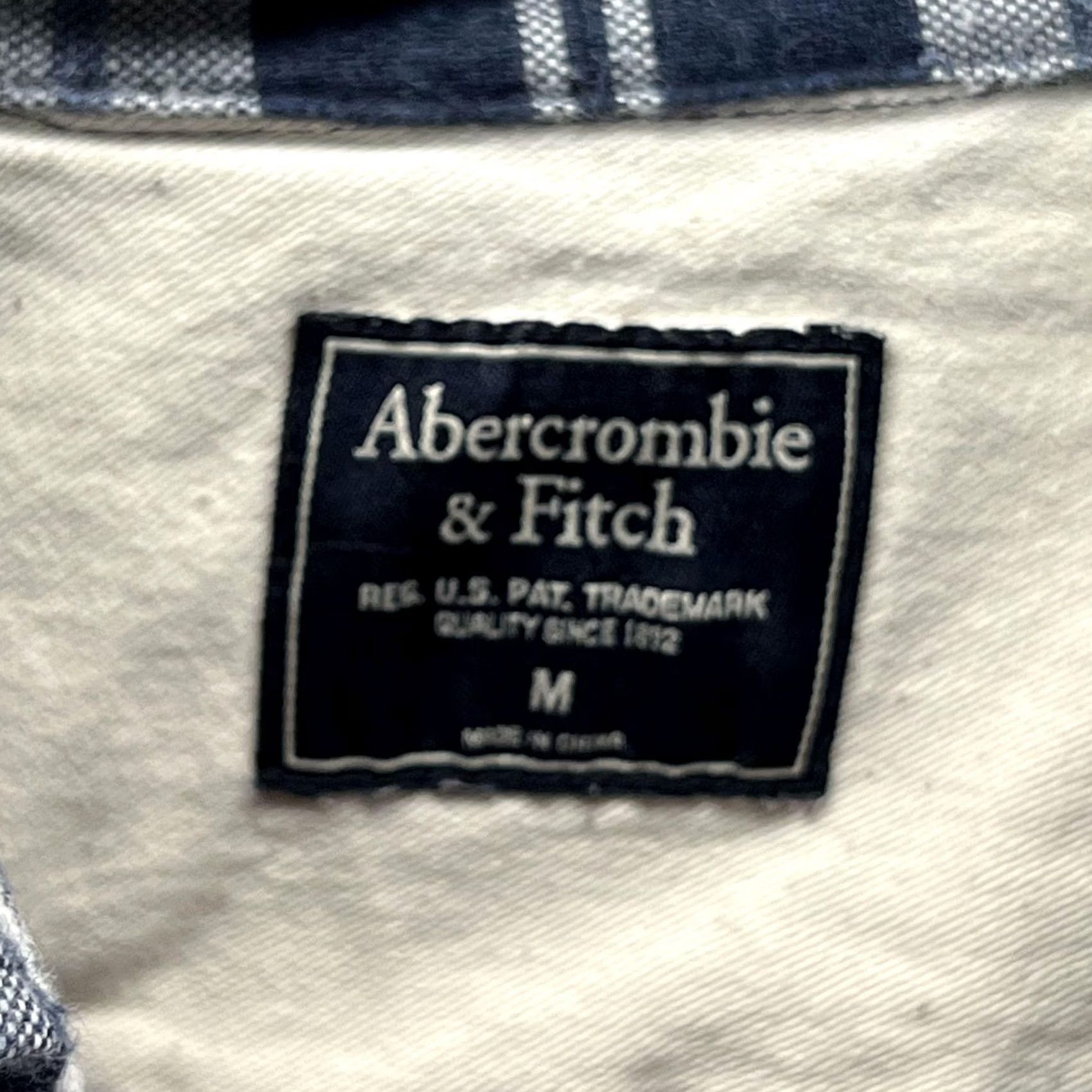 Abercrombie & Fitch Abercrombie & Fitch Shirt Mens M Blue Plaid Flannel Long Sleeve Button-Up Casual Vintage No Size US M / EU 48-50 / 2 - 5 Thumbnail