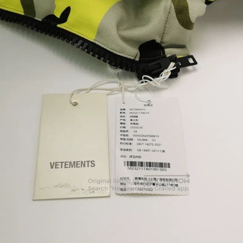 Vetements Vetements Pure cotton color-block zipper down jacket size Size US S / EU 44-46 / 1 - 5 Thumbnail