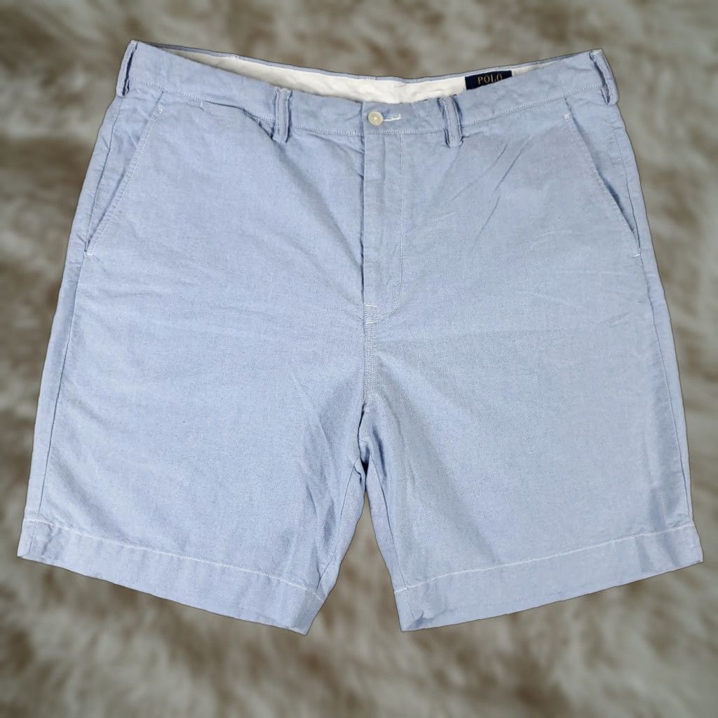 Ralph Lauren Ralph Lauren Chino Shorts Mens Size 40 Blue Flat Front Casual Size US 40 / EU 56 - 1 Thumbnail