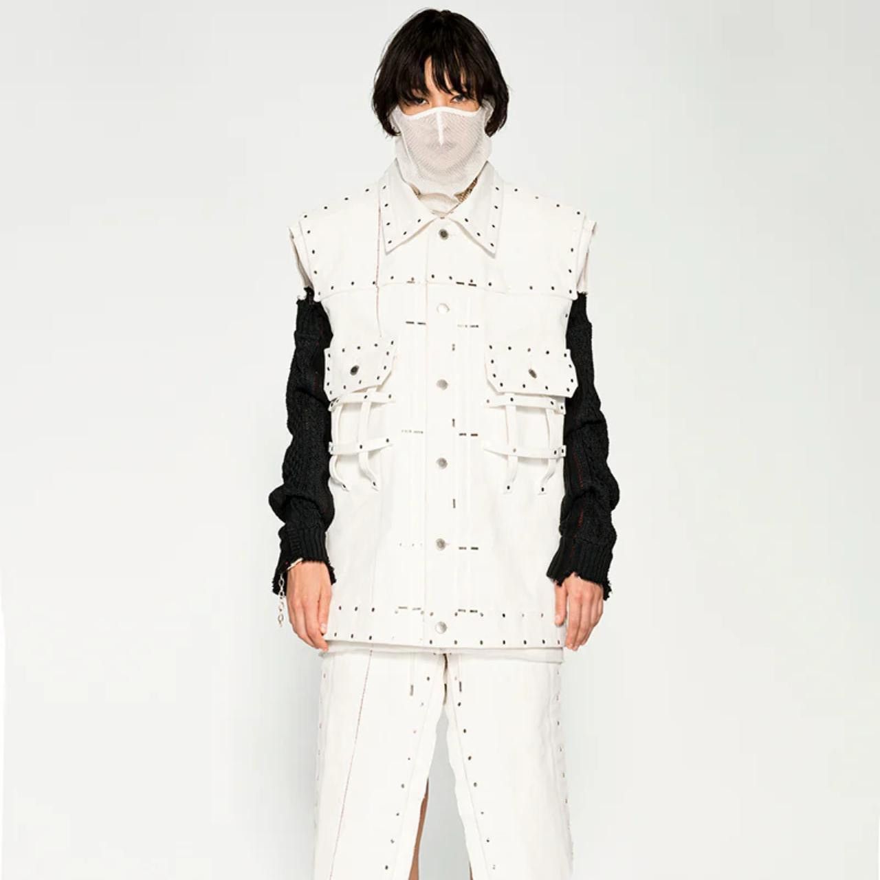 Takahiromiyashita The Soloist. spring summer 2021 Deconstructed Arm Warmers Gloves Size ONE SIZE - 7 Thumbnail