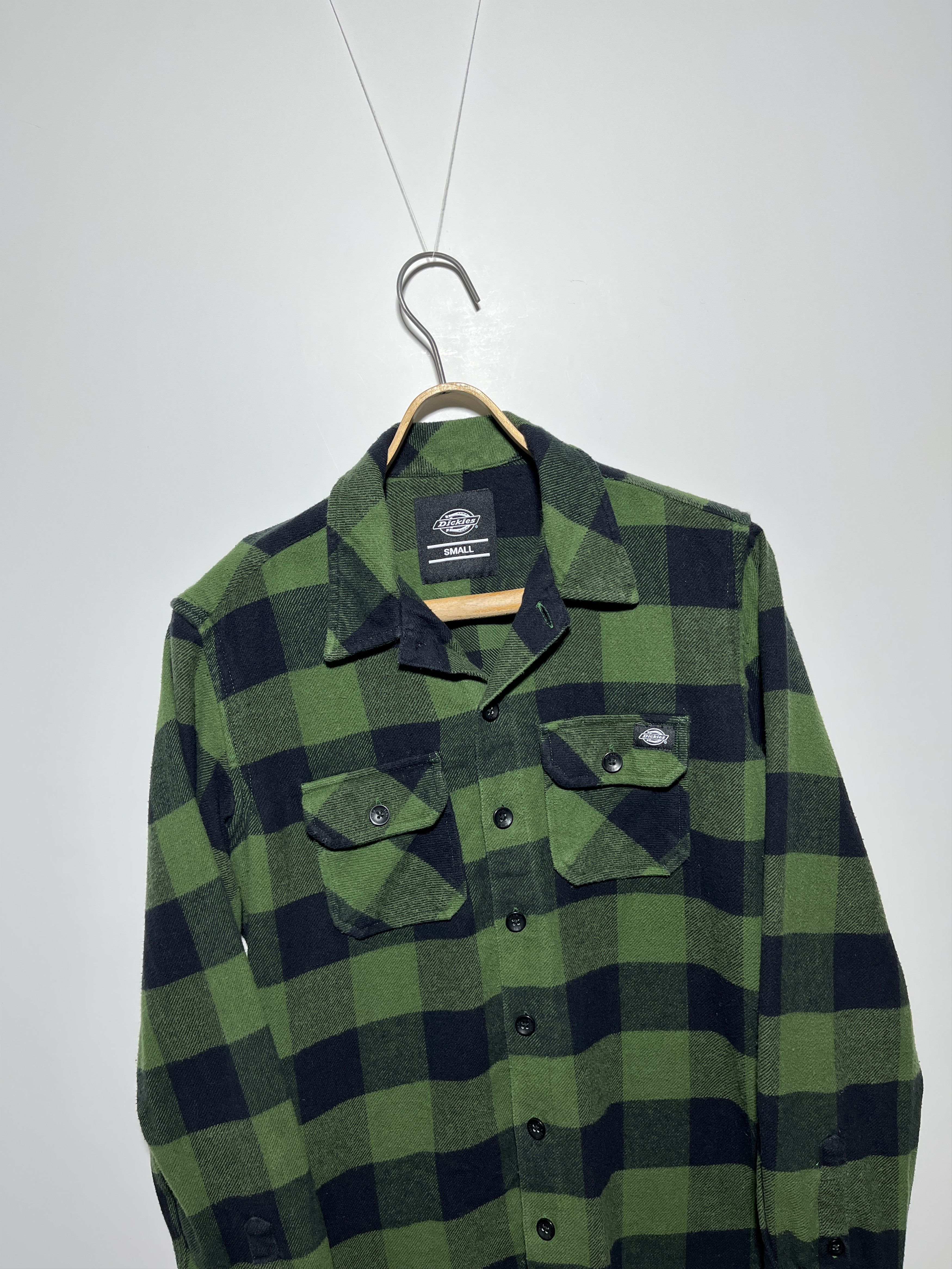 Dickies × Flannel Dickies Green Big Check Flannel Shirt Size S Size US S / EU 44-46 / 1 - 3 Thumbnail