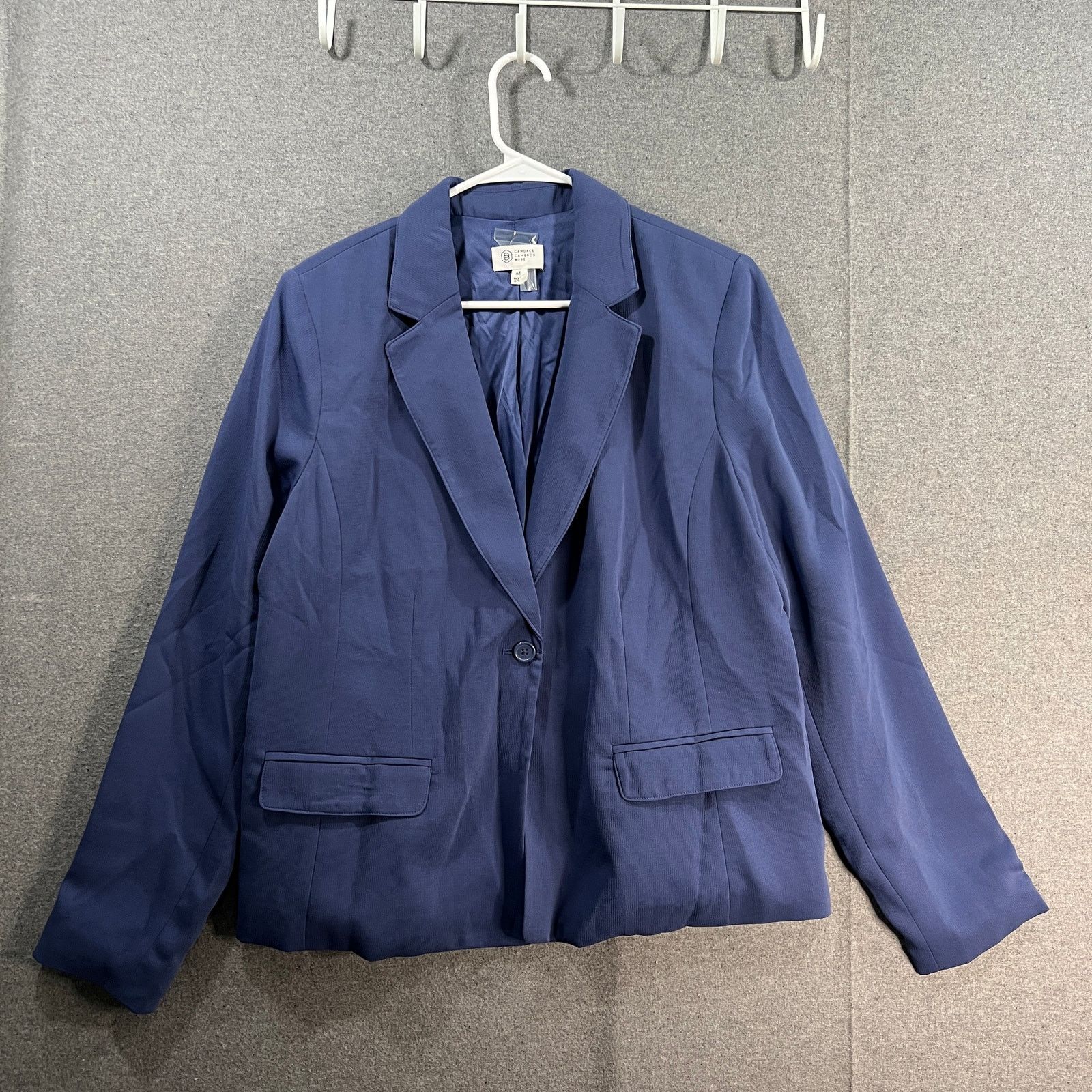 Other Candace Cameron Bure Regular Blazer Velvet Blue Size Medium Size M / US 6-8 / IT 42-44 - 1 Thumbnail
